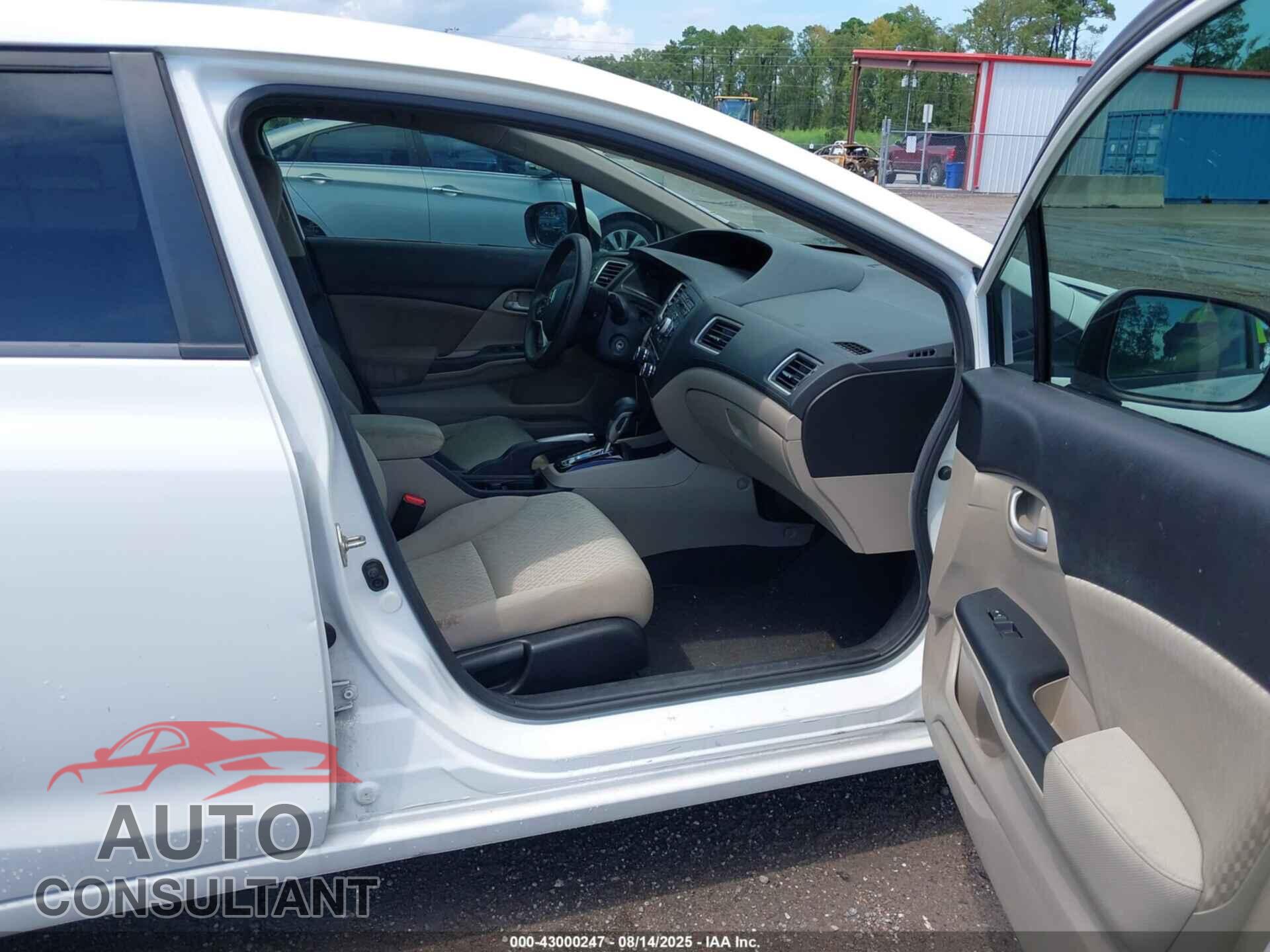 HONDA CIVIC 2014 - 19XFB2F54EE075804