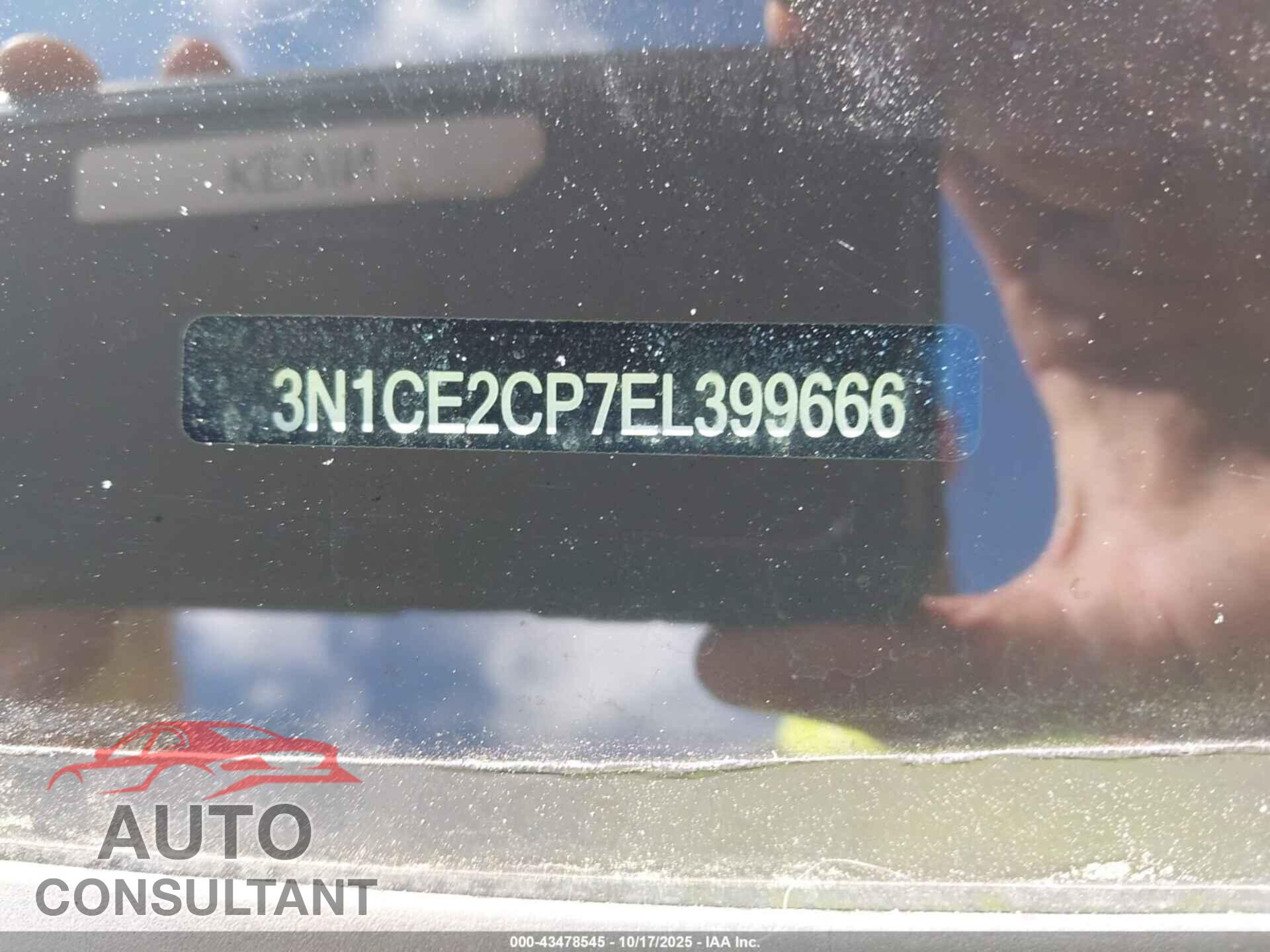 NISSAN VERSA NOTE 2014 - 3N1CE2CP7EL399666