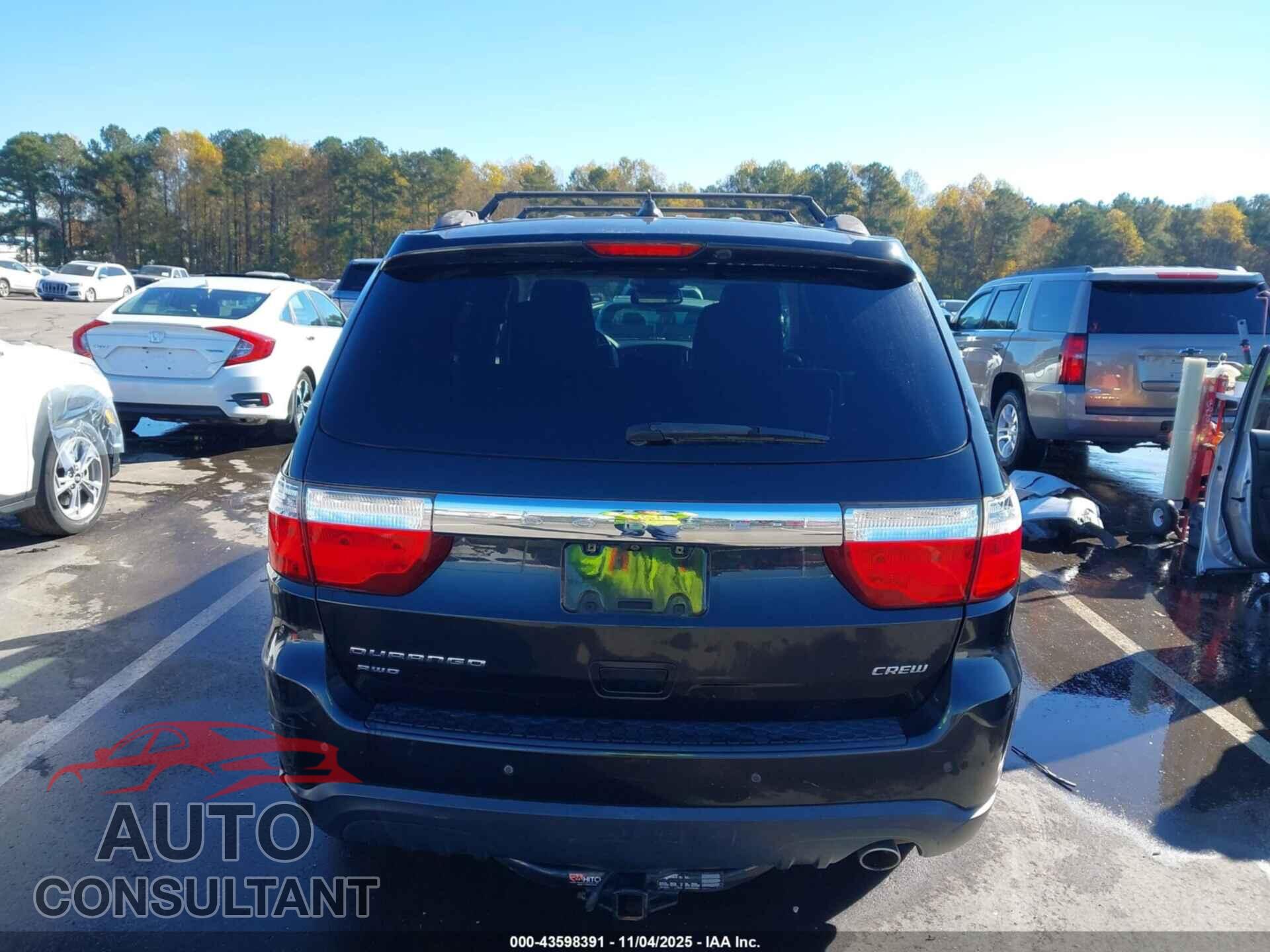 DODGE DURANGO 2012 - 1C4RDJDG0CC112552