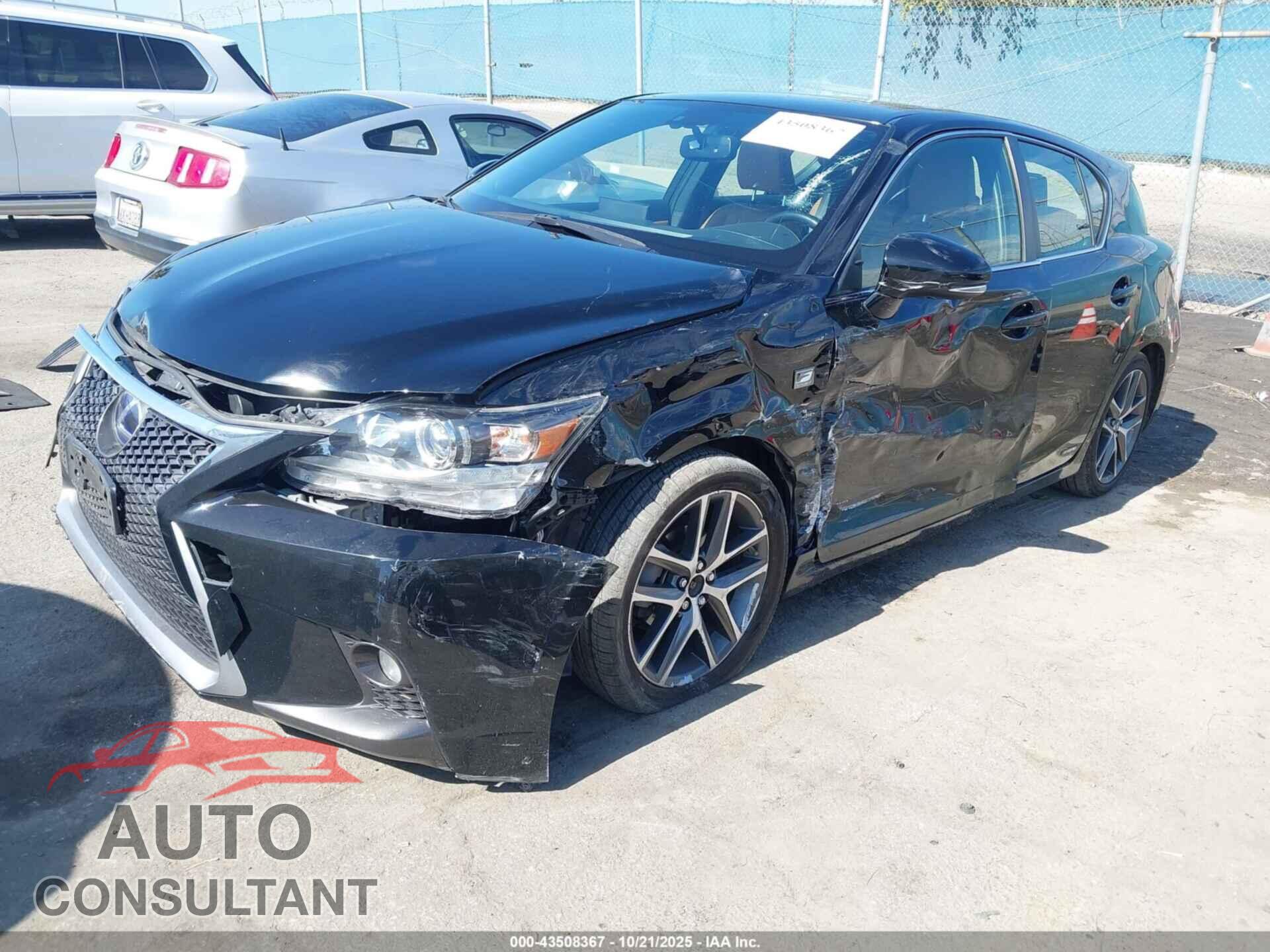 LEXUS CT 200H 2014 - JTHKD5BH4E2197939