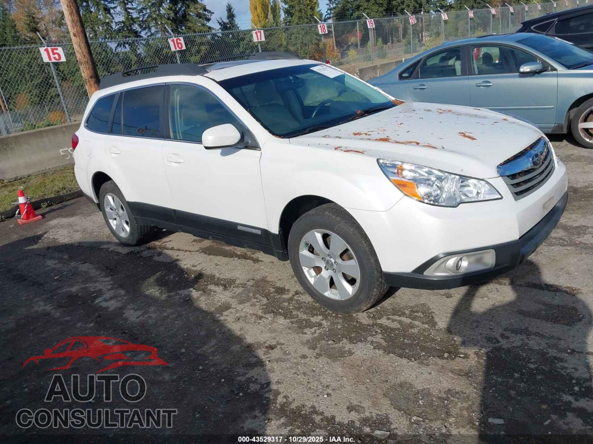 SUBARU OUTBACK 2012 - 4S4BRBGC1C3301689