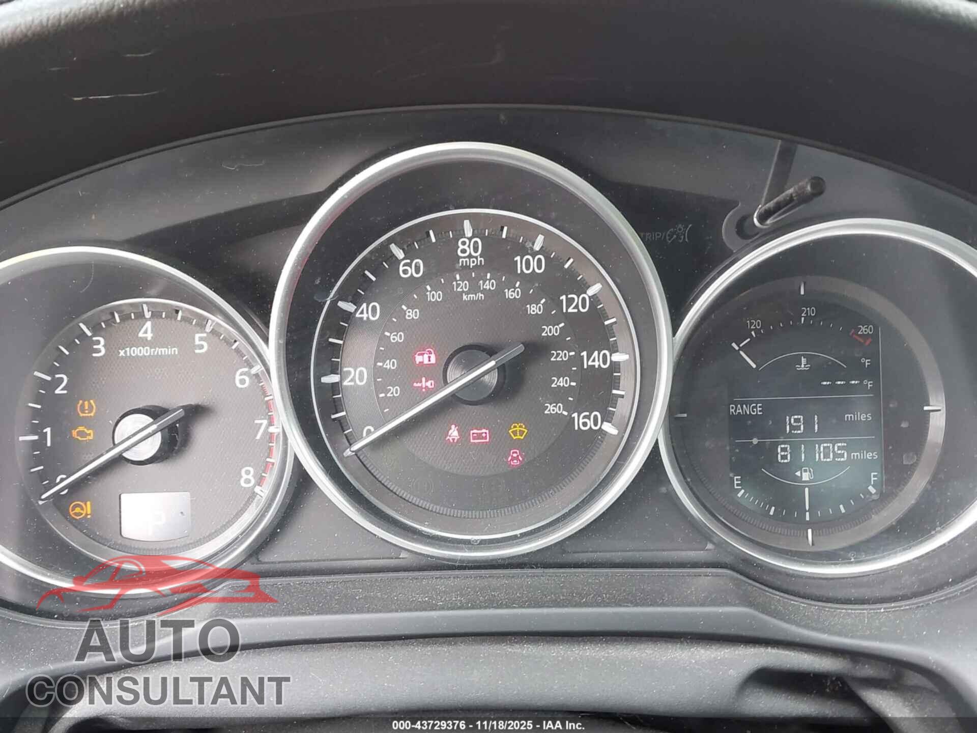 MAZDA MAZDA6 2017 - JM1GL1U59H1103702
