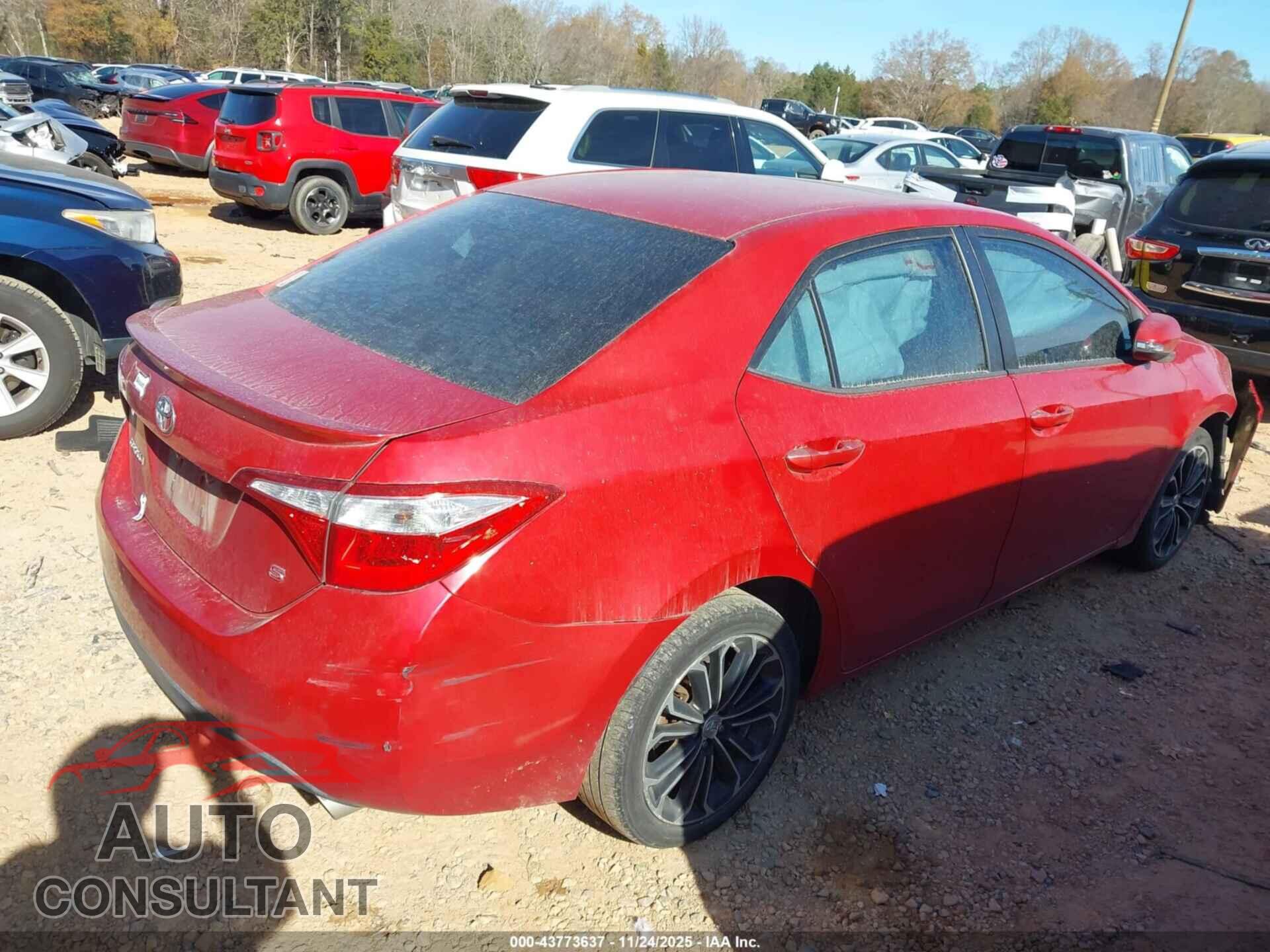 TOYOTA COROLLA 2015 - 2T1BURHE0FC398889