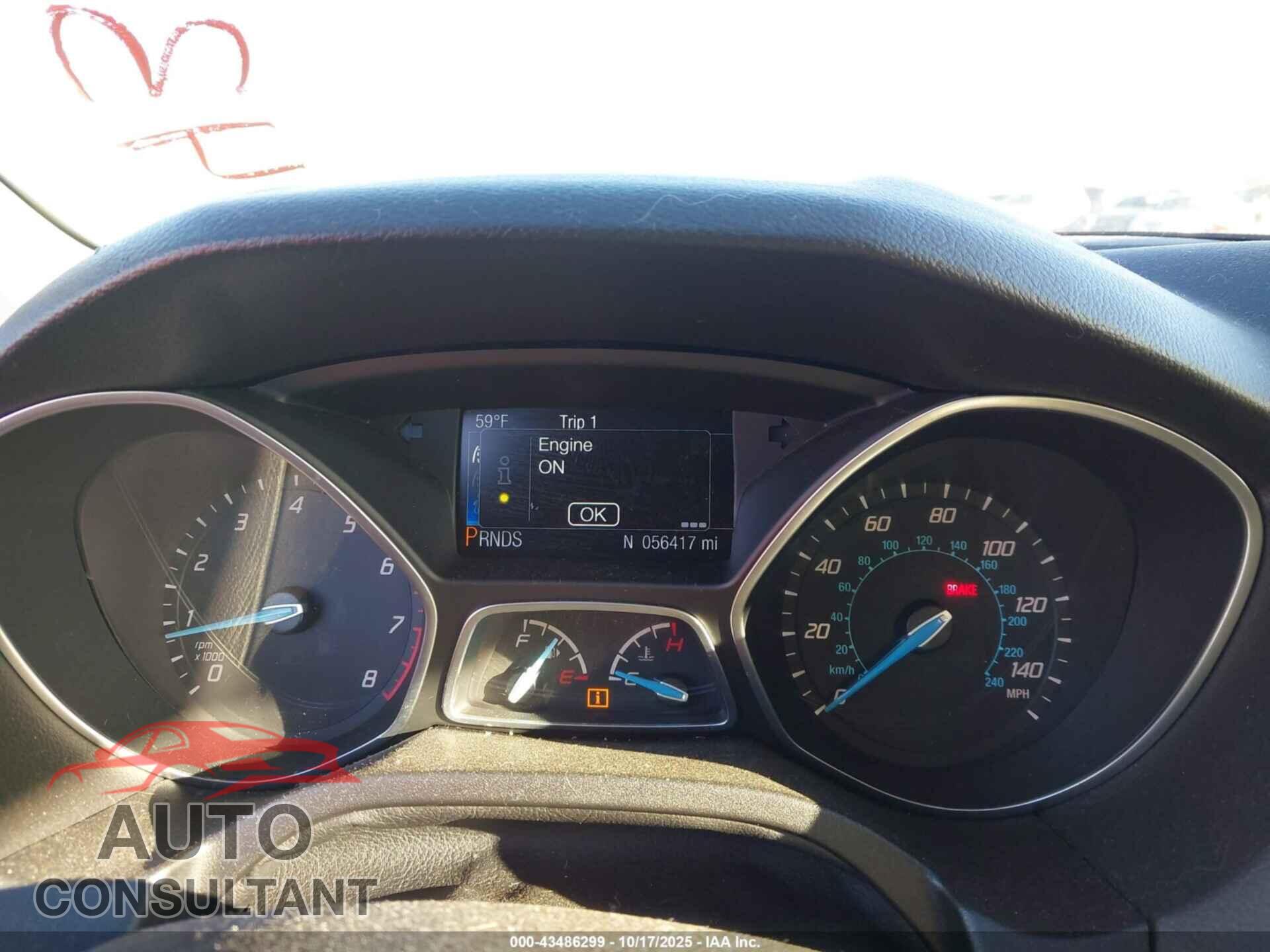 FORD FOCUS 2014 - 1FADP3K21EL300171