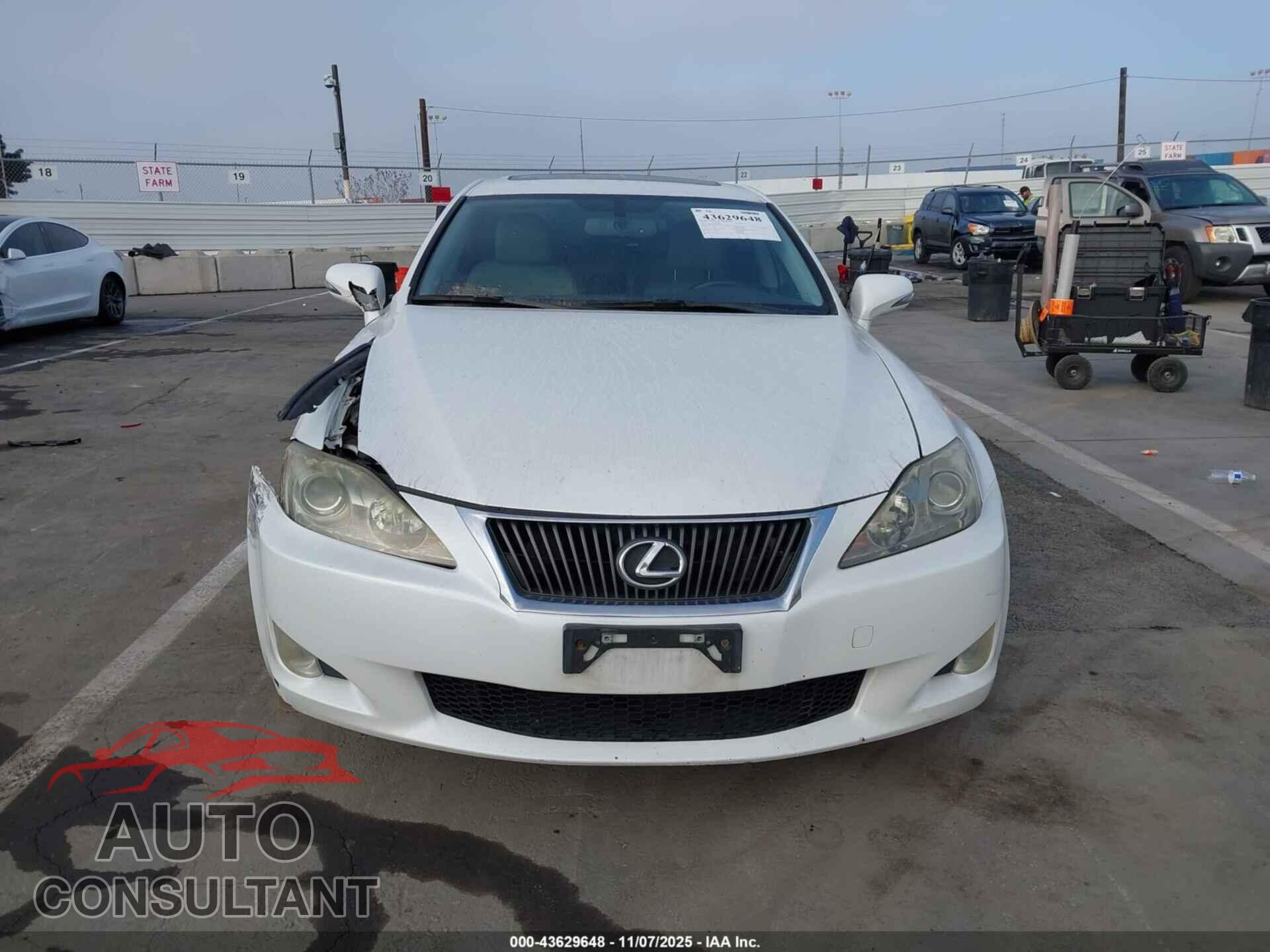 LEXUS IS 250 2010 - JTHBF5C27A2096702