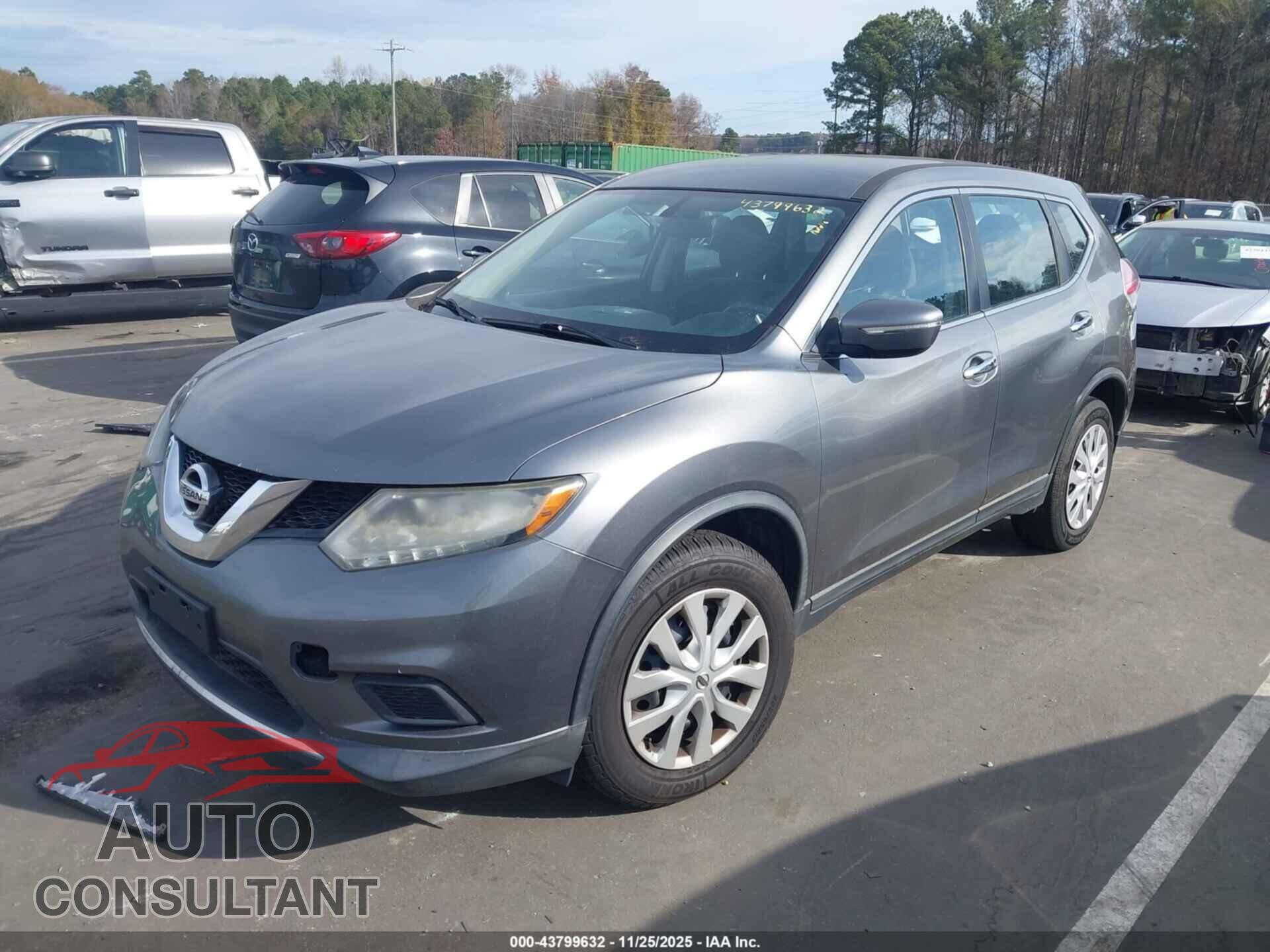 NISSAN ROGUE 2015 - KNMAT2MV1FP547582