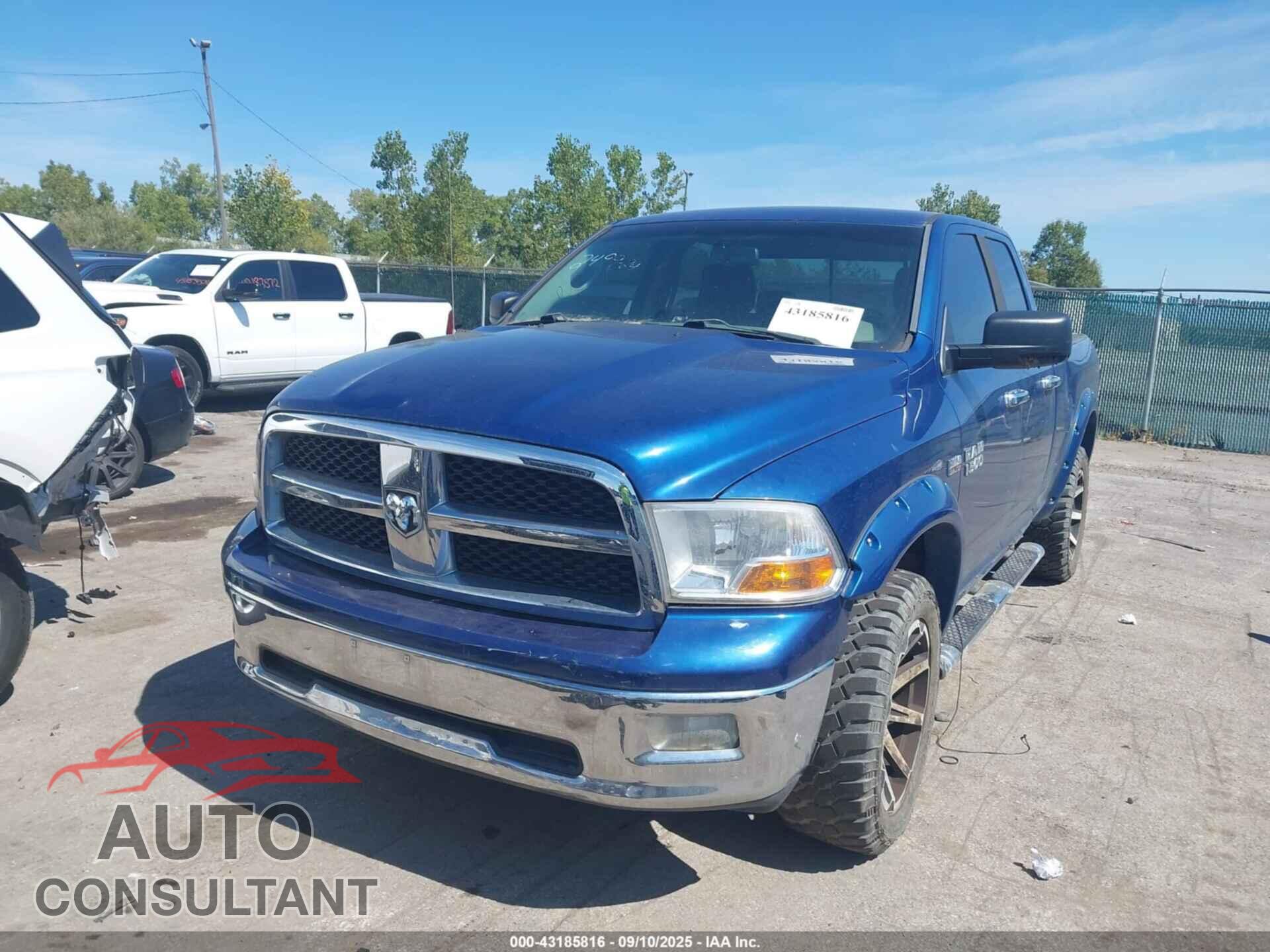 DODGE RAM 1500 2009 - 1D3HV18T59S753587