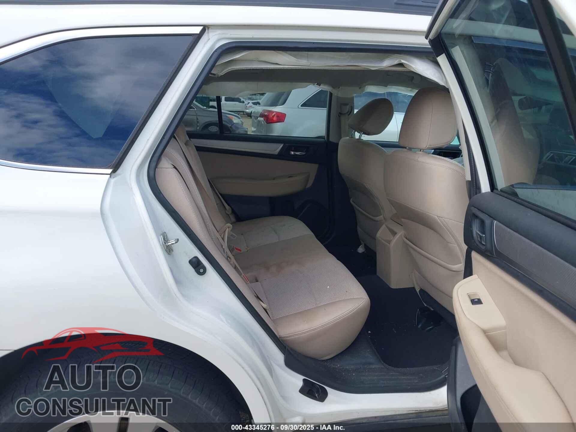 SUBARU OUTBACK 2016 - 4S4BSBCC8G3201623