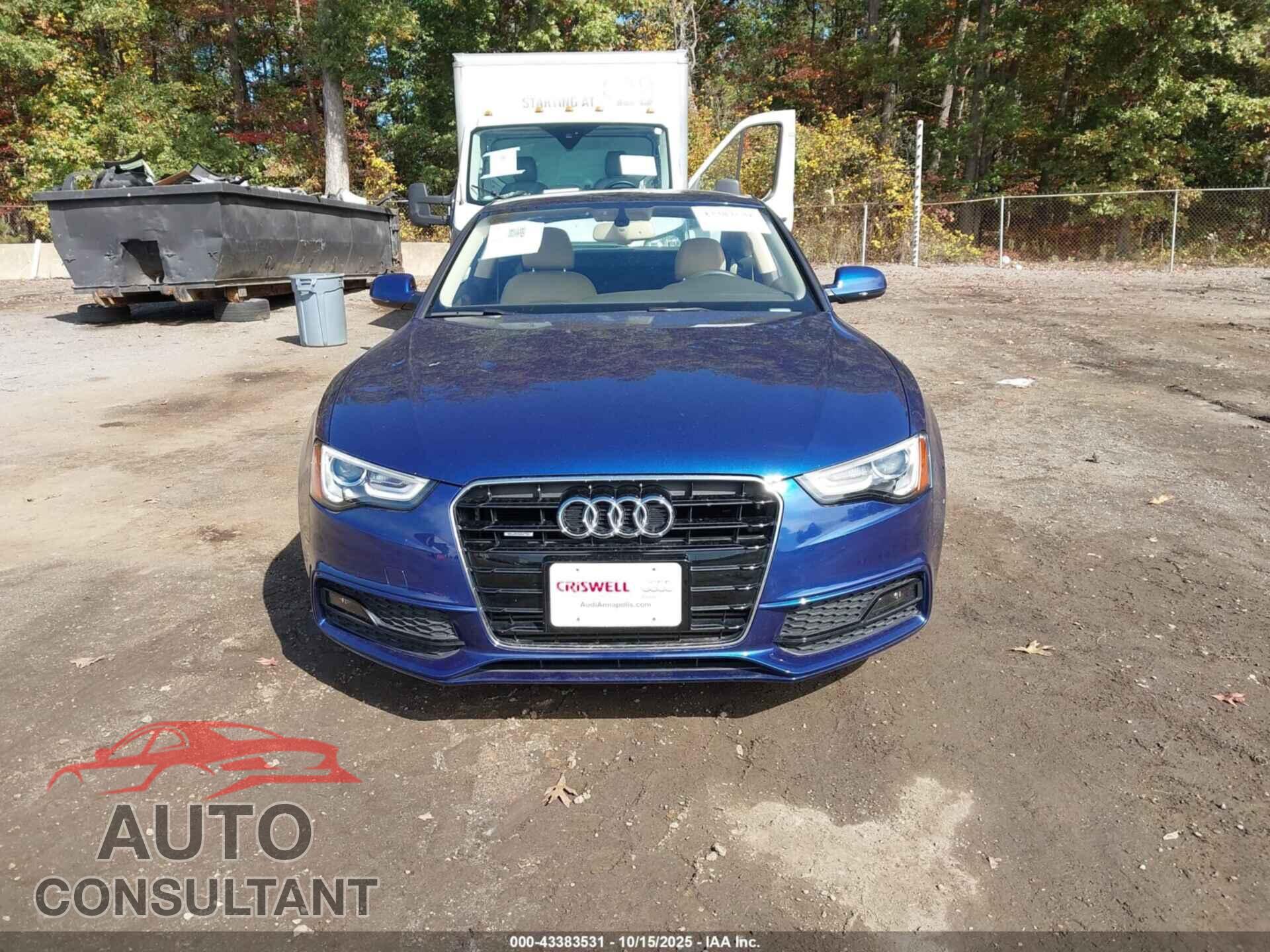 AUDI A5 2016 - WAUM2AFR2GA003457