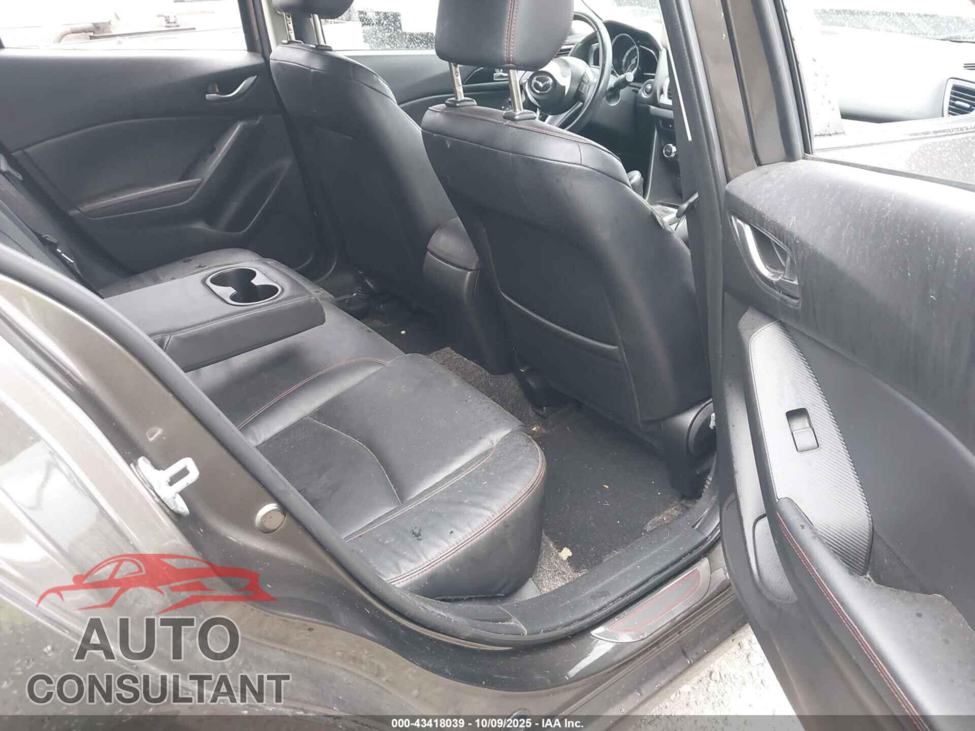 MAZDA MAZDA3 2015 - JM1BM1L39F1223309