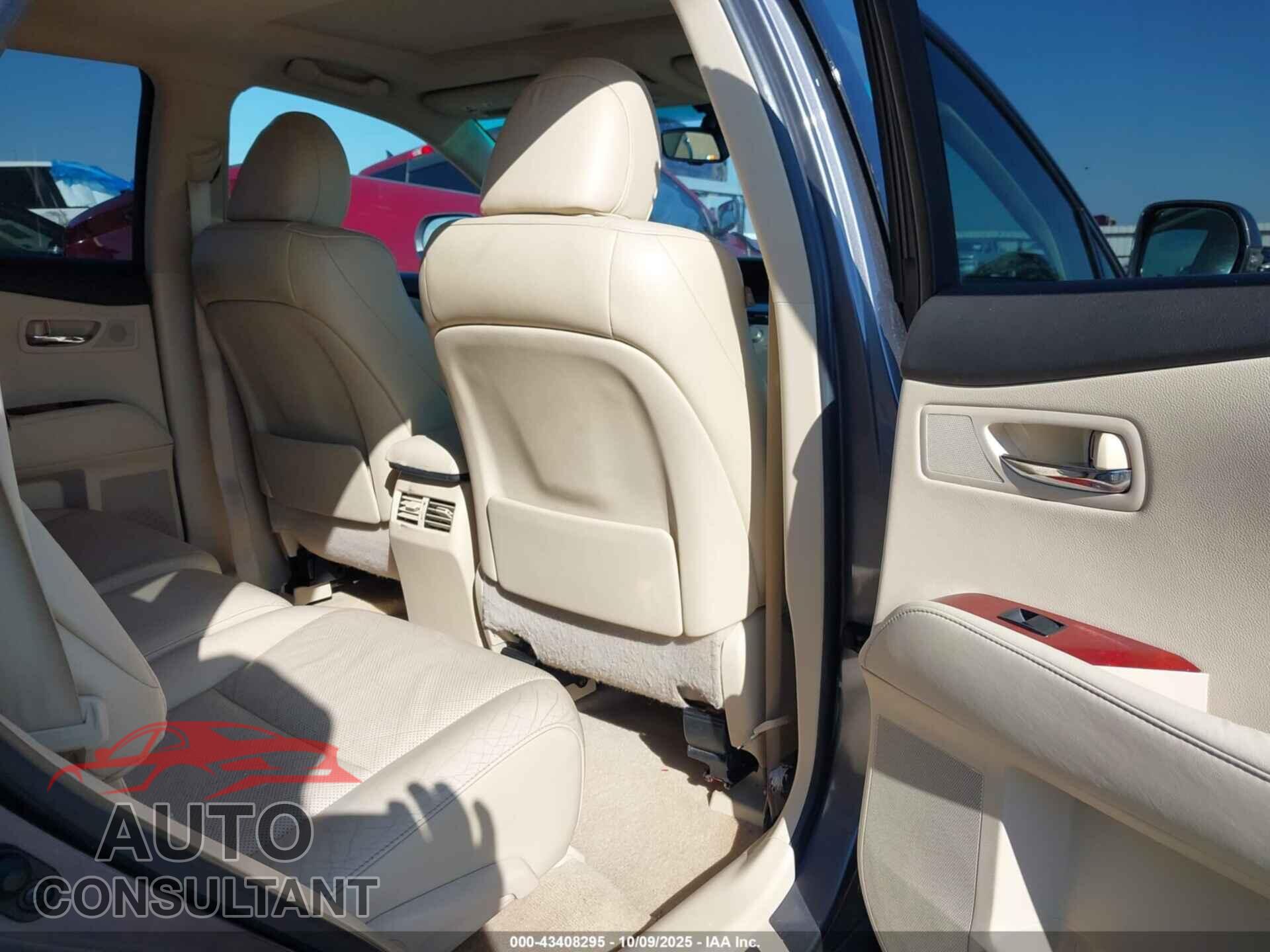 LEXUS RX 350 2012 - 2T2BK1BA4CC139116