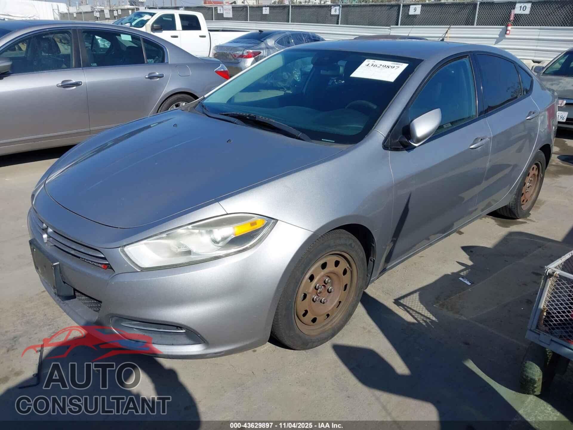 DODGE DART 2016 - 1C3CDFAAXGD565536