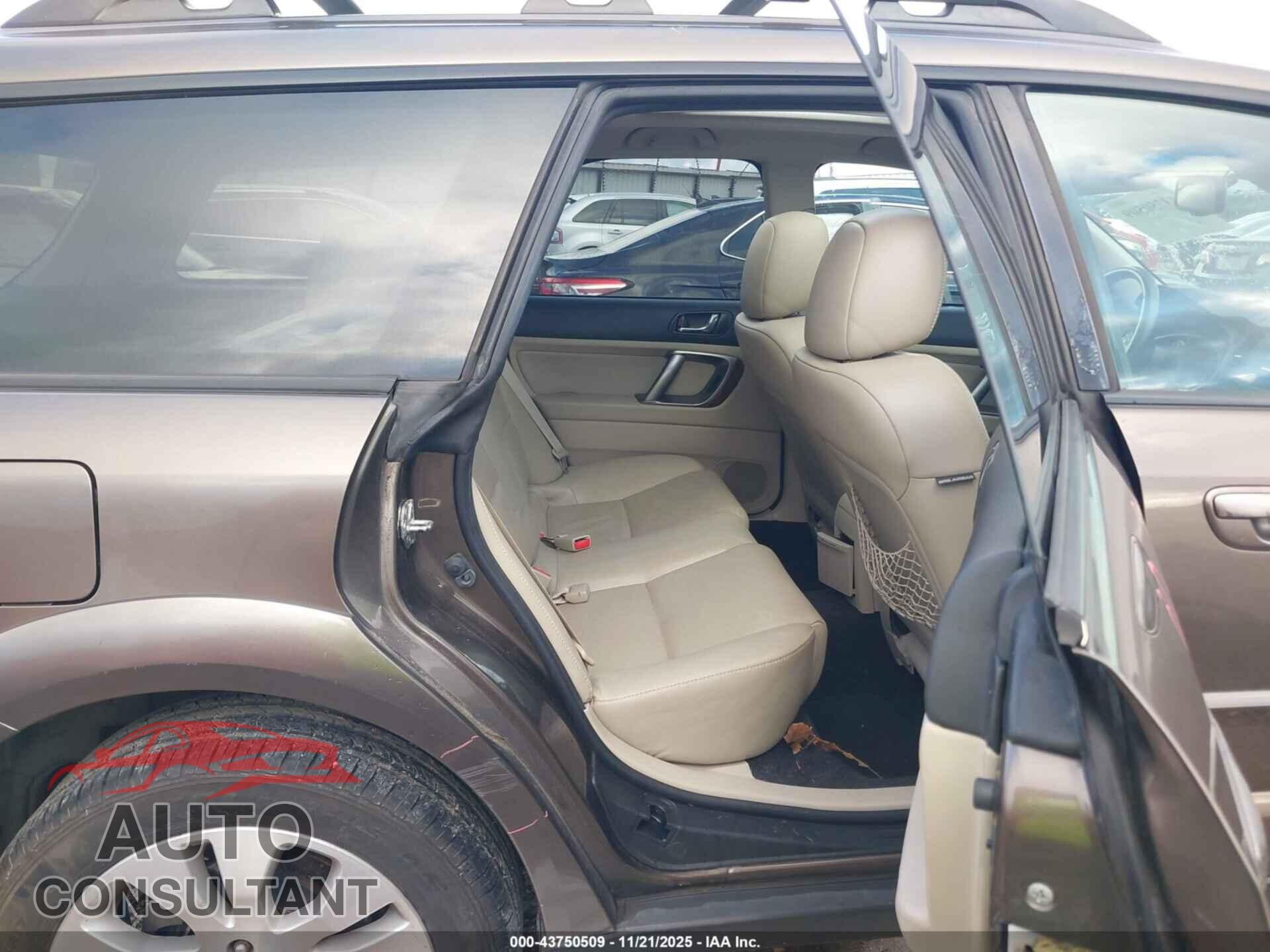 SUBARU OUTBACK 2009 - 4S4BP85C194313906
