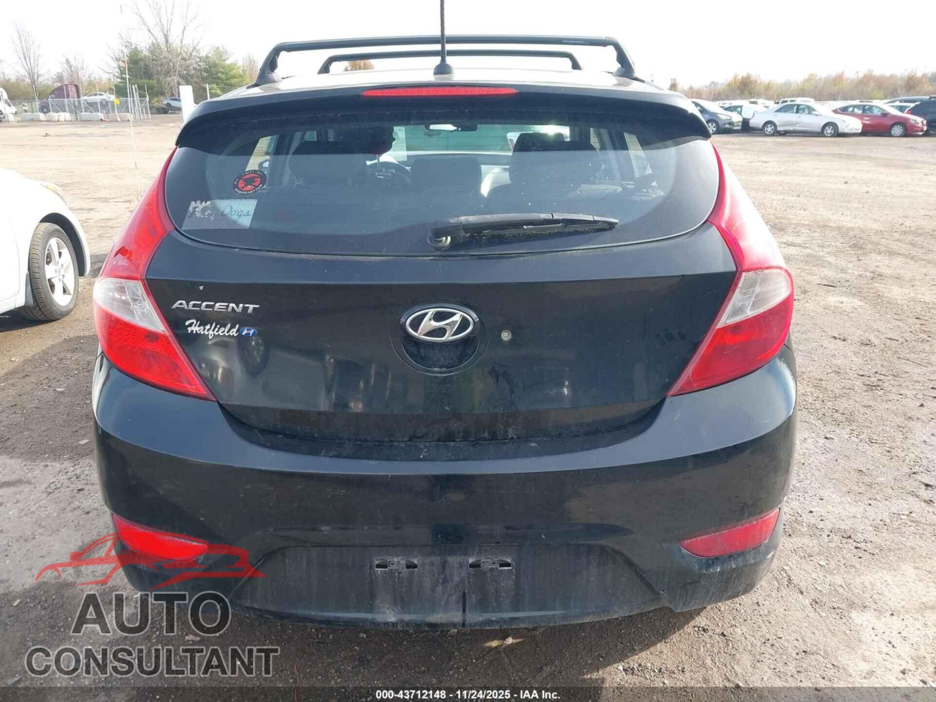 HYUNDAI ACCENT 2014 - KMHCU5AE2EU164144