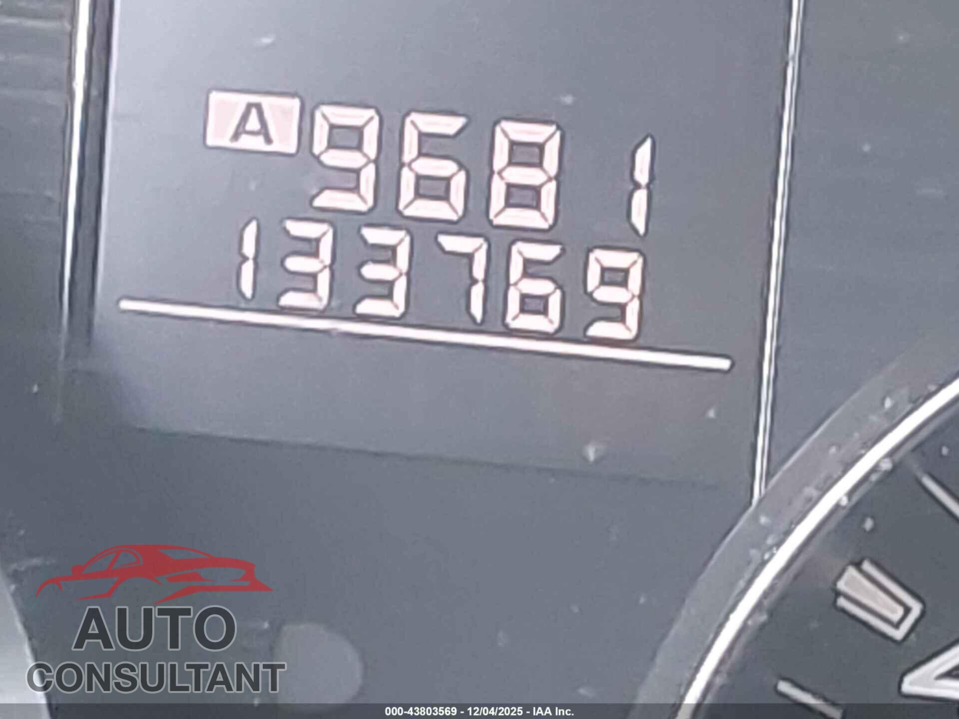 SUBARU OUTBACK 2012 - 4S4BRCCC5C1237048