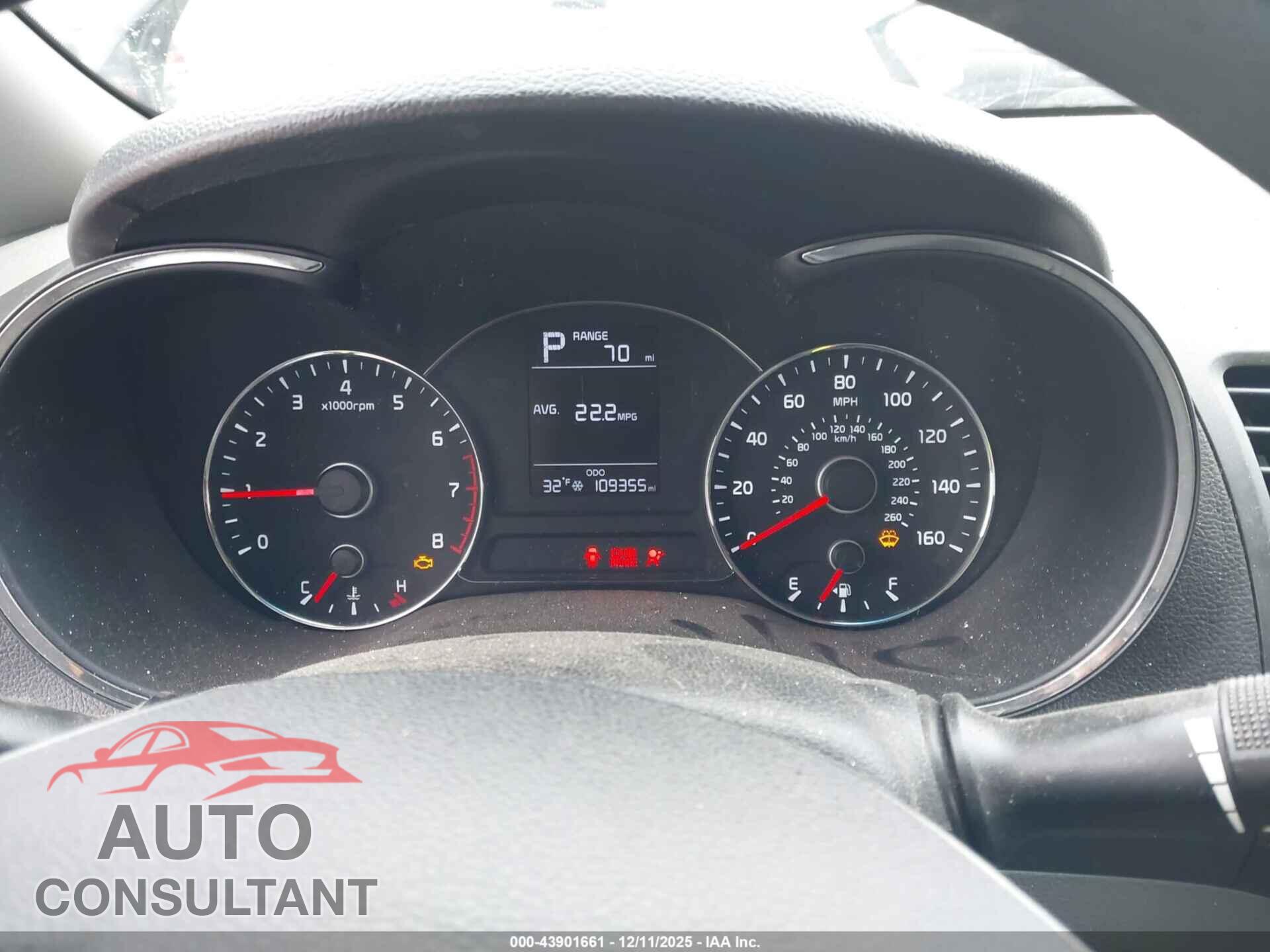 KIA FORTE 2017 - 3KPFK4A76HE006556