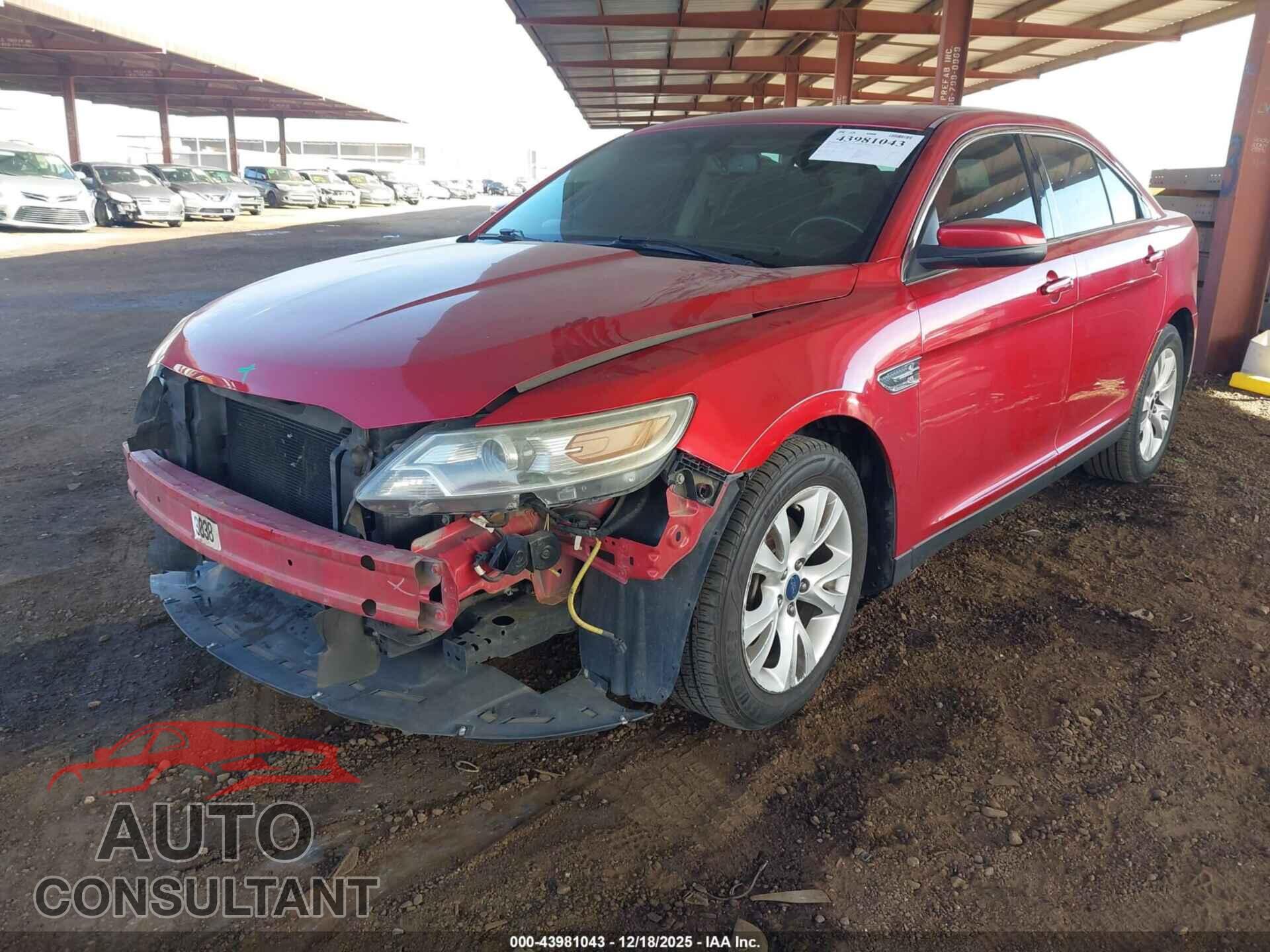 FORD TAURUS 2012 - 1FAHP2EW0CG127114