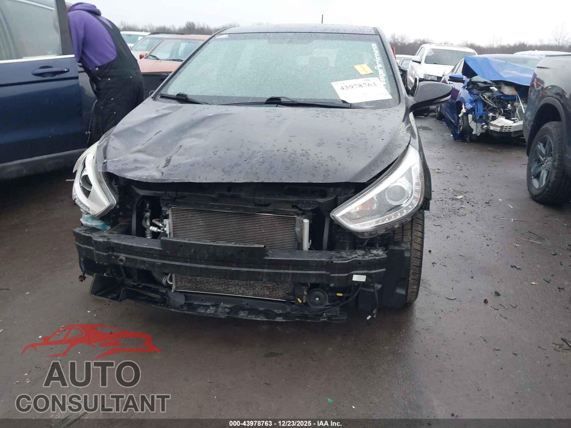 HYUNDAI ACCENT 2017 - KMHCU5AE3HU354538