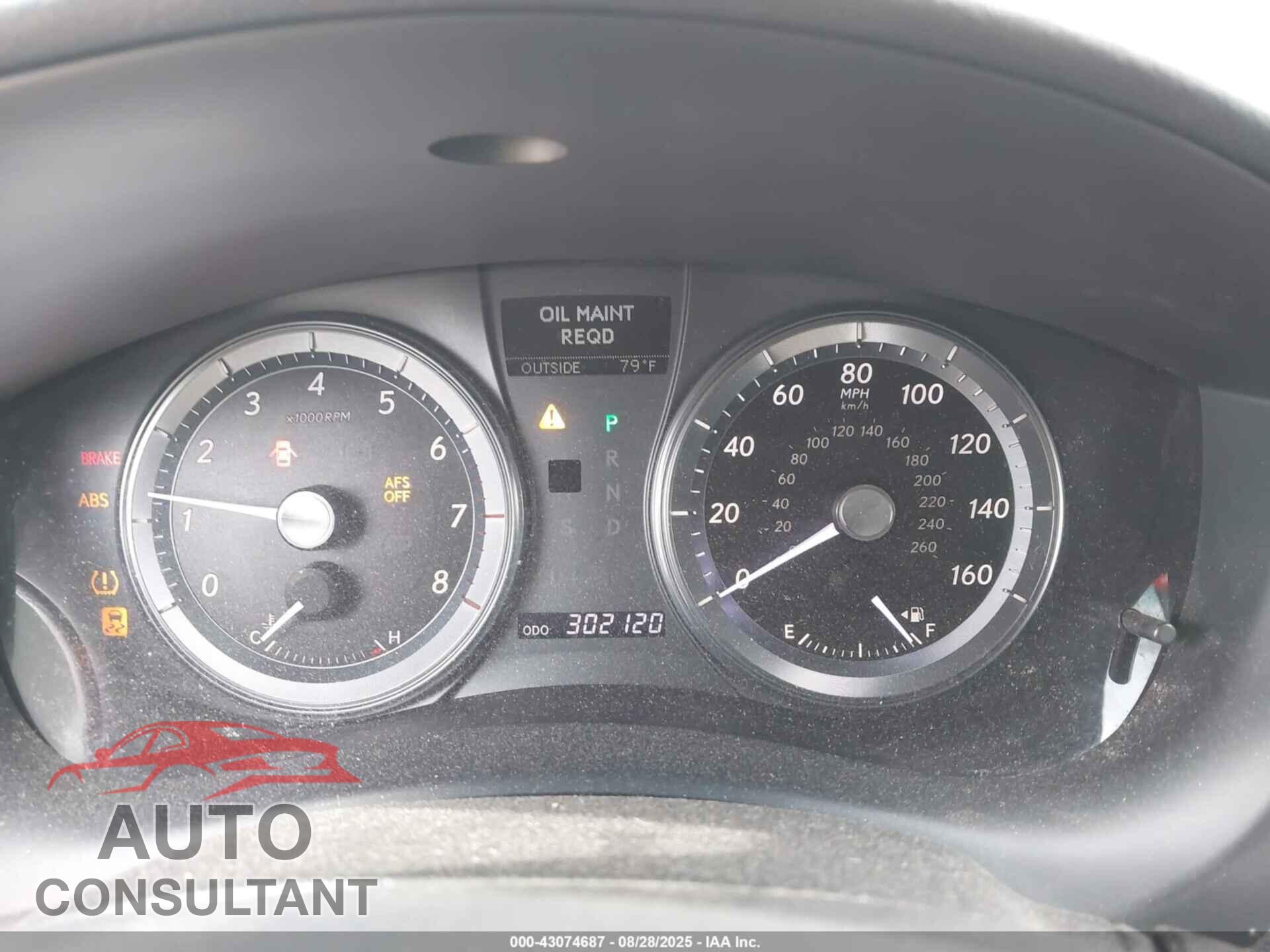 LEXUS ES 350 2011 - JTHBK1EG6B2444259