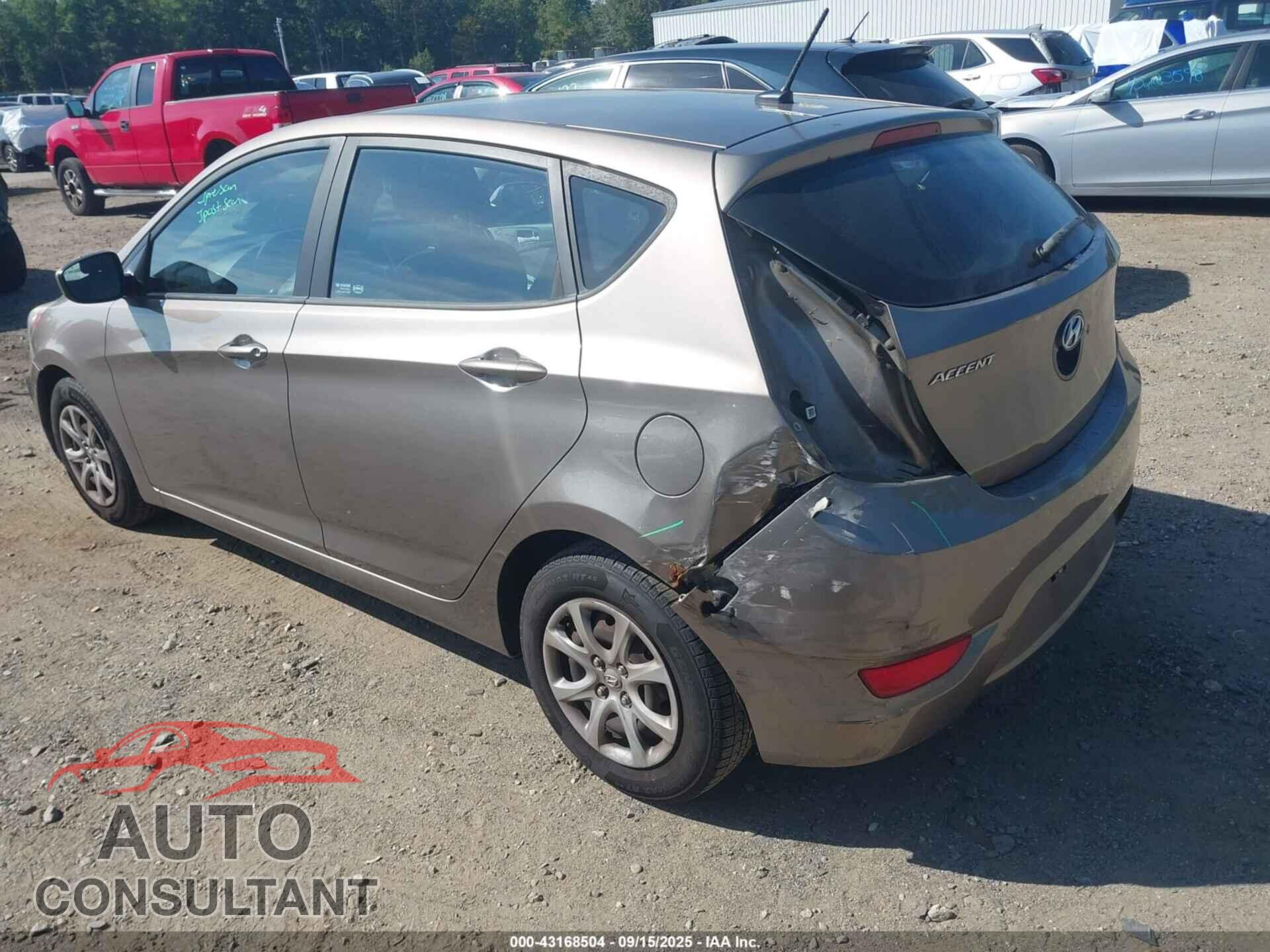 HYUNDAI ACCENT 2012 - KMHCT5AE4CU036441