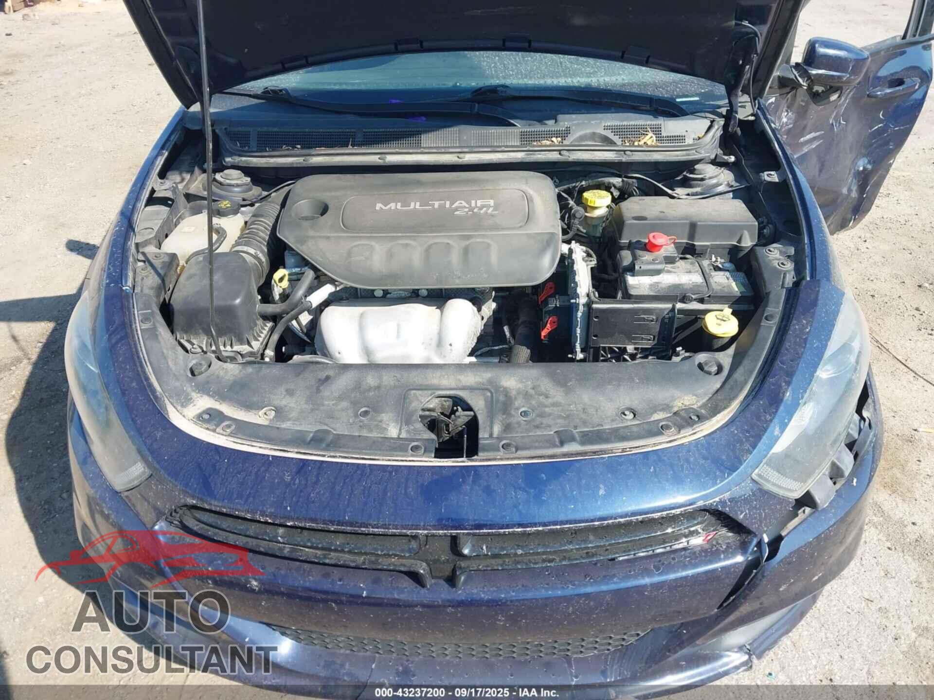 DODGE DART 2015 - 1C3CDFBB8FD174648