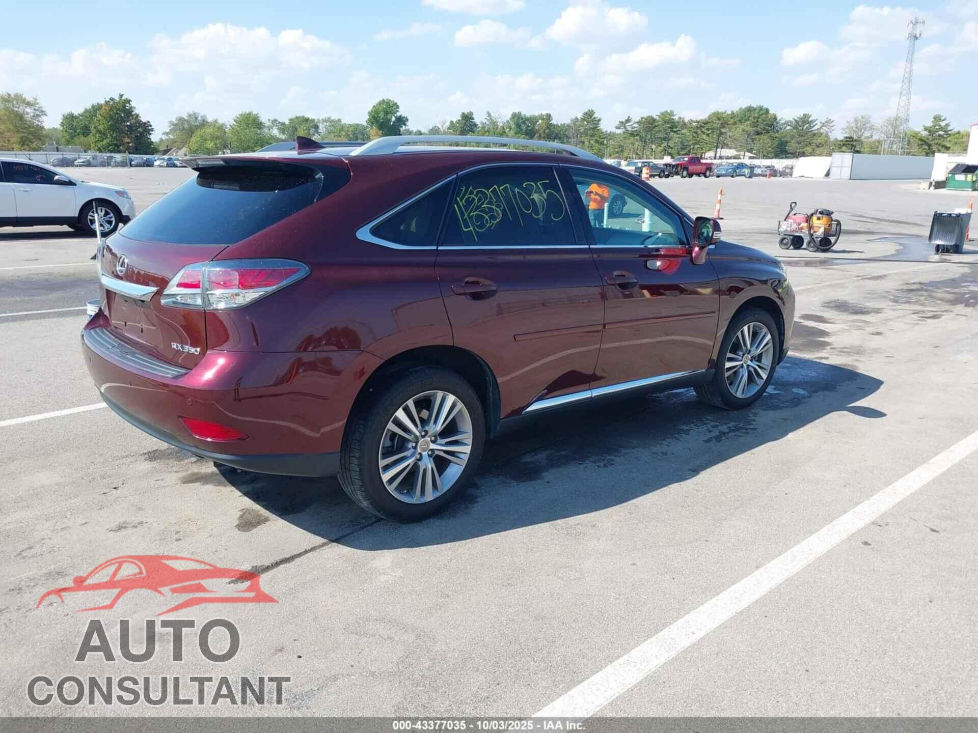 LEXUS RX 350 2015 - 2T2BK1BA4FC275492