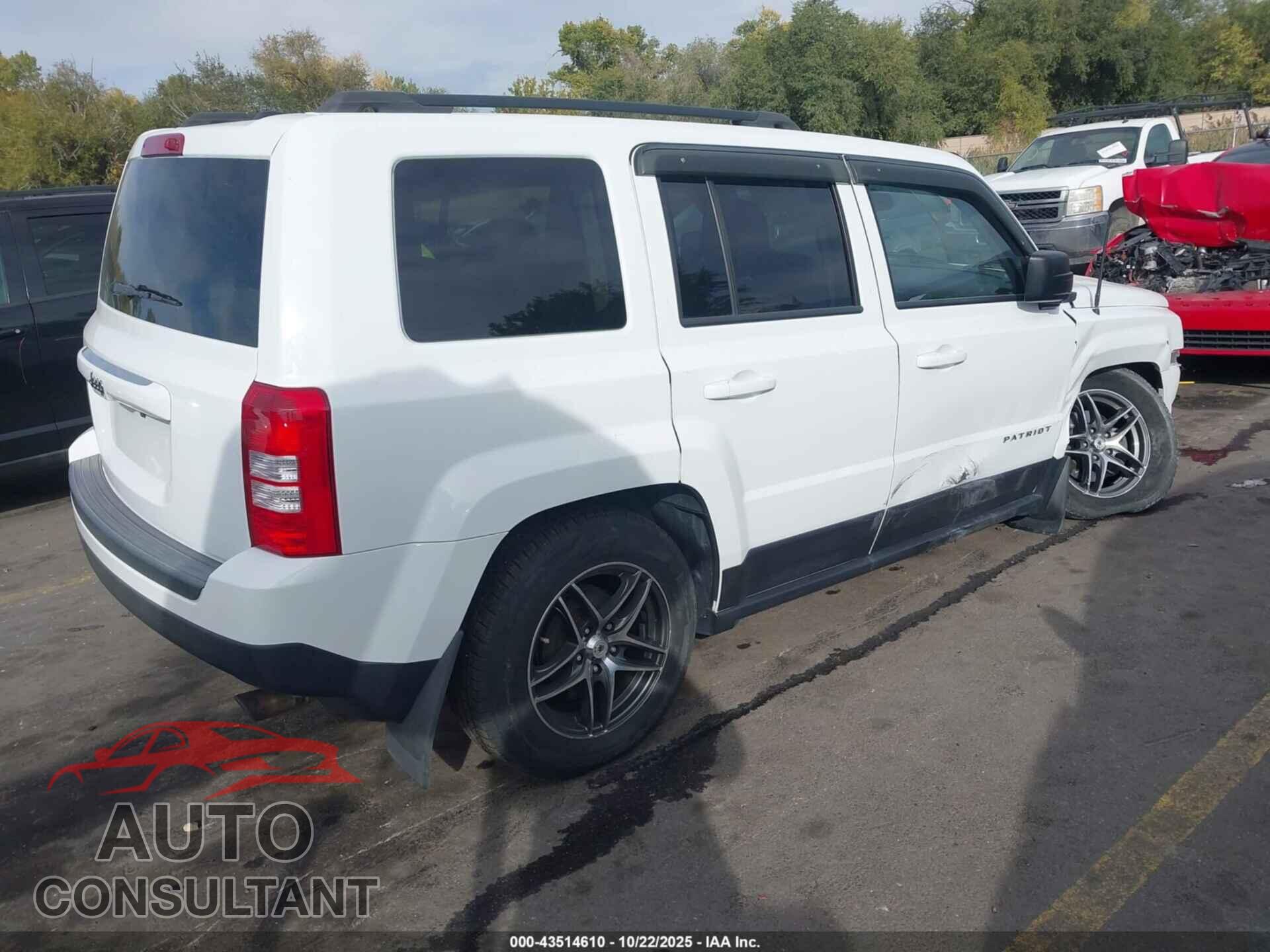 JEEP PATRIOT 2017 - 1C4NJPBB6HD166375
