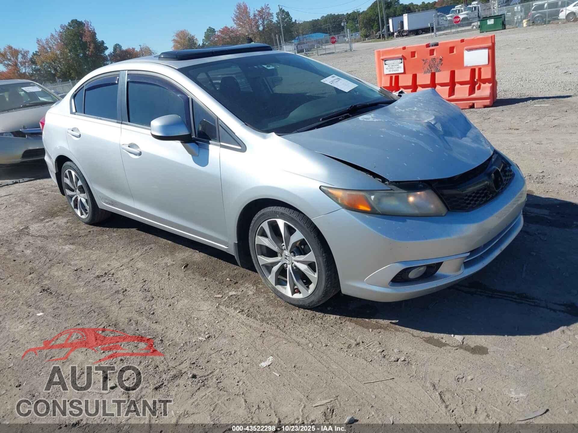 HONDA CIVIC 2012 - 2HGFB6E53CH700270