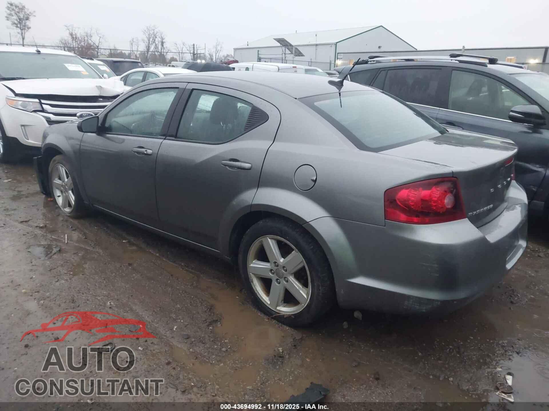 DODGE AVENGER 2013 - 1C3CDZAB3DN605309
