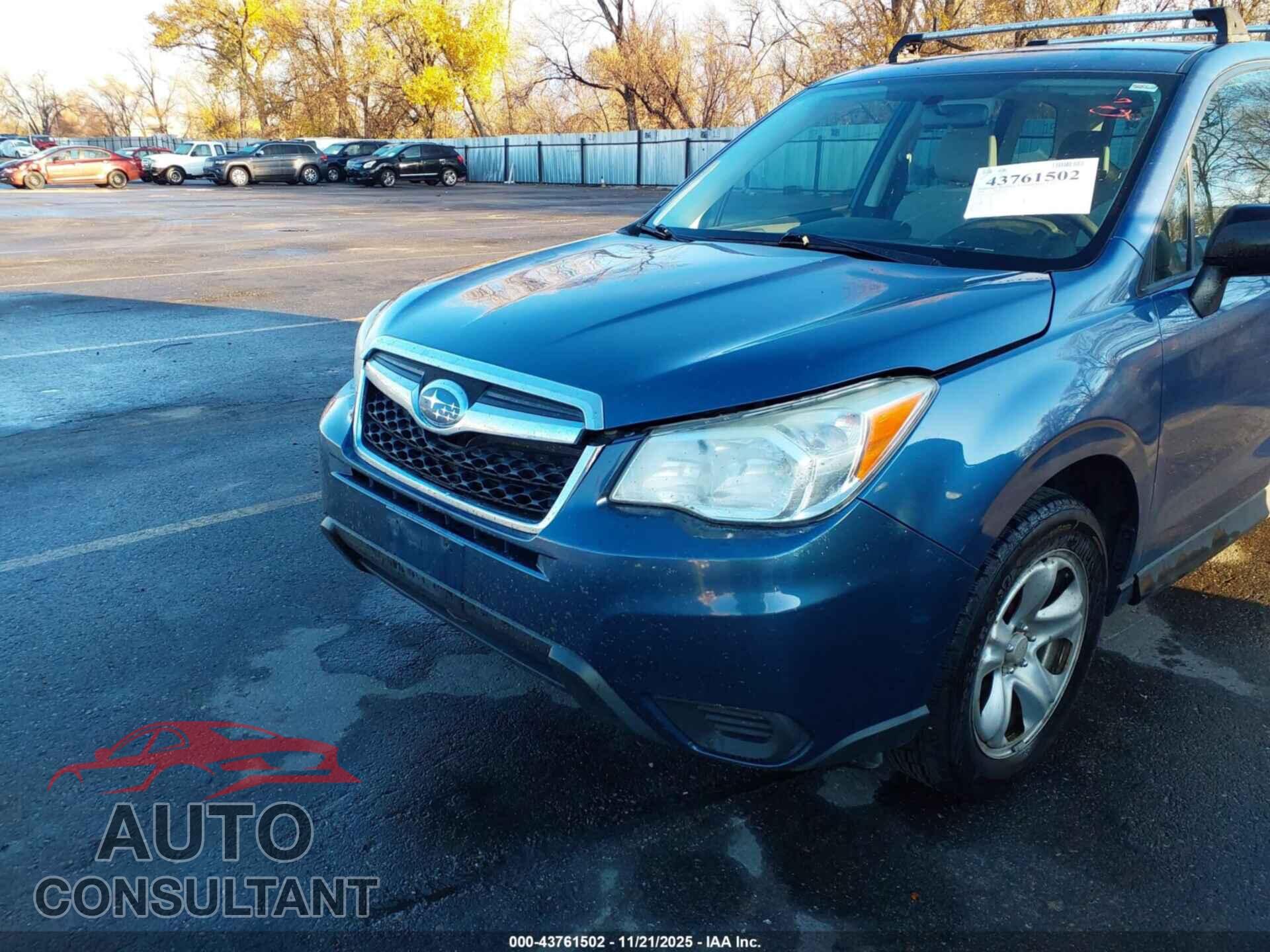SUBARU FORESTER 2014 - JF2SJAAC7EH419557