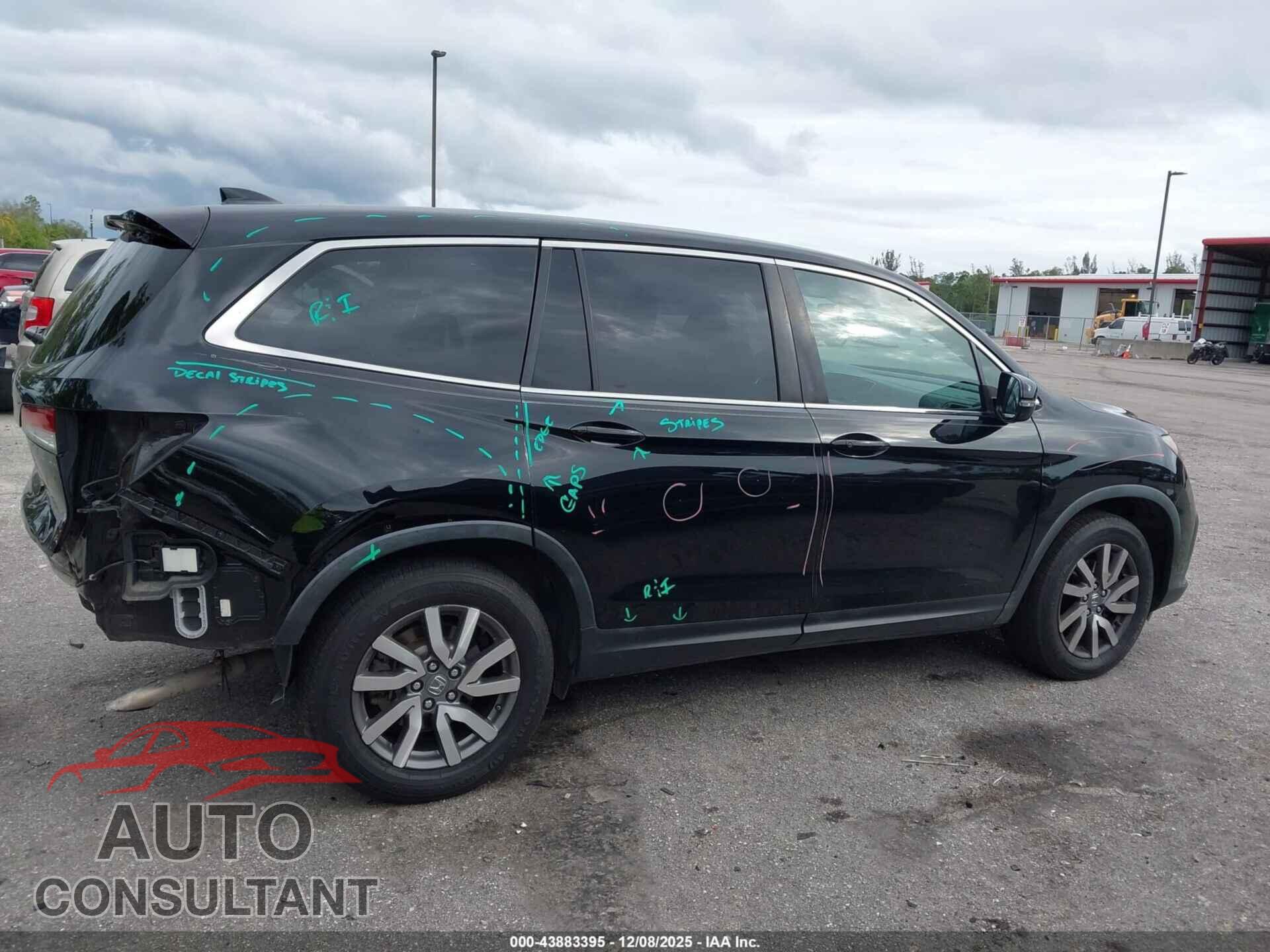 HONDA PILOT 2019 - 5FNYF5H53KB002618