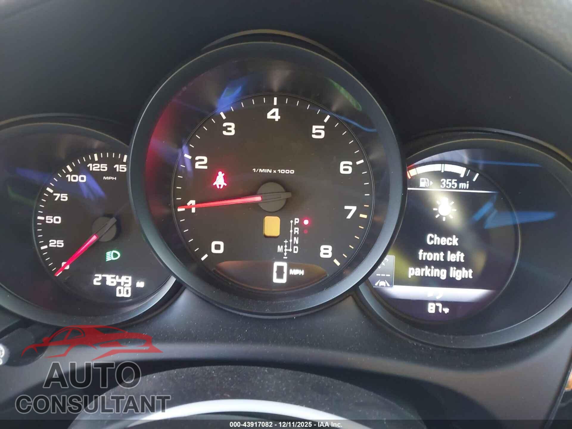 PORSCHE MACAN 2018 - WP1AA2A58JLB10090