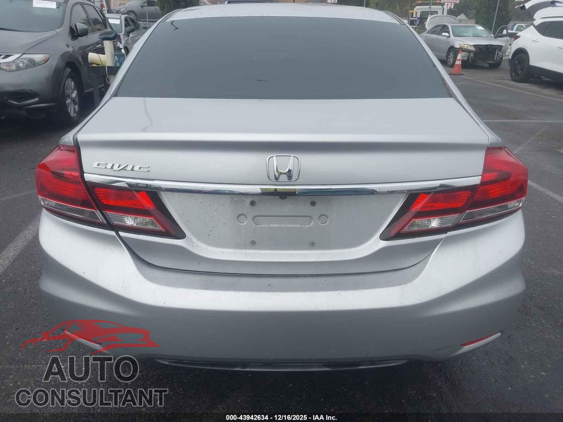 HONDA CIVIC 2013 - 19XFB2F51DE293682