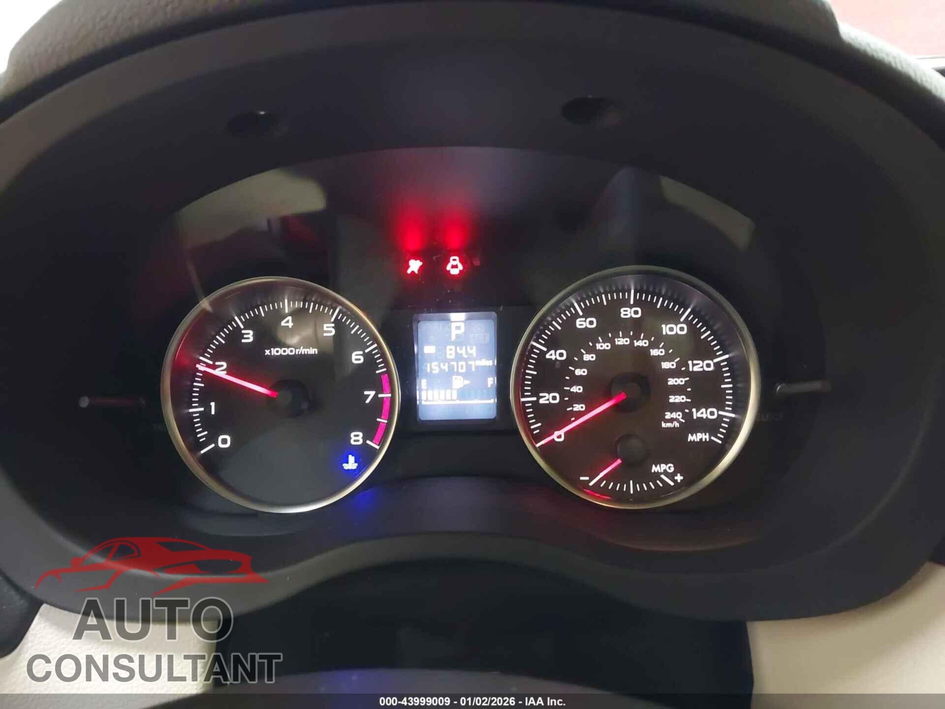 SUBARU XV CROSSTREK 2014 - JF2GPAGC8E8204362