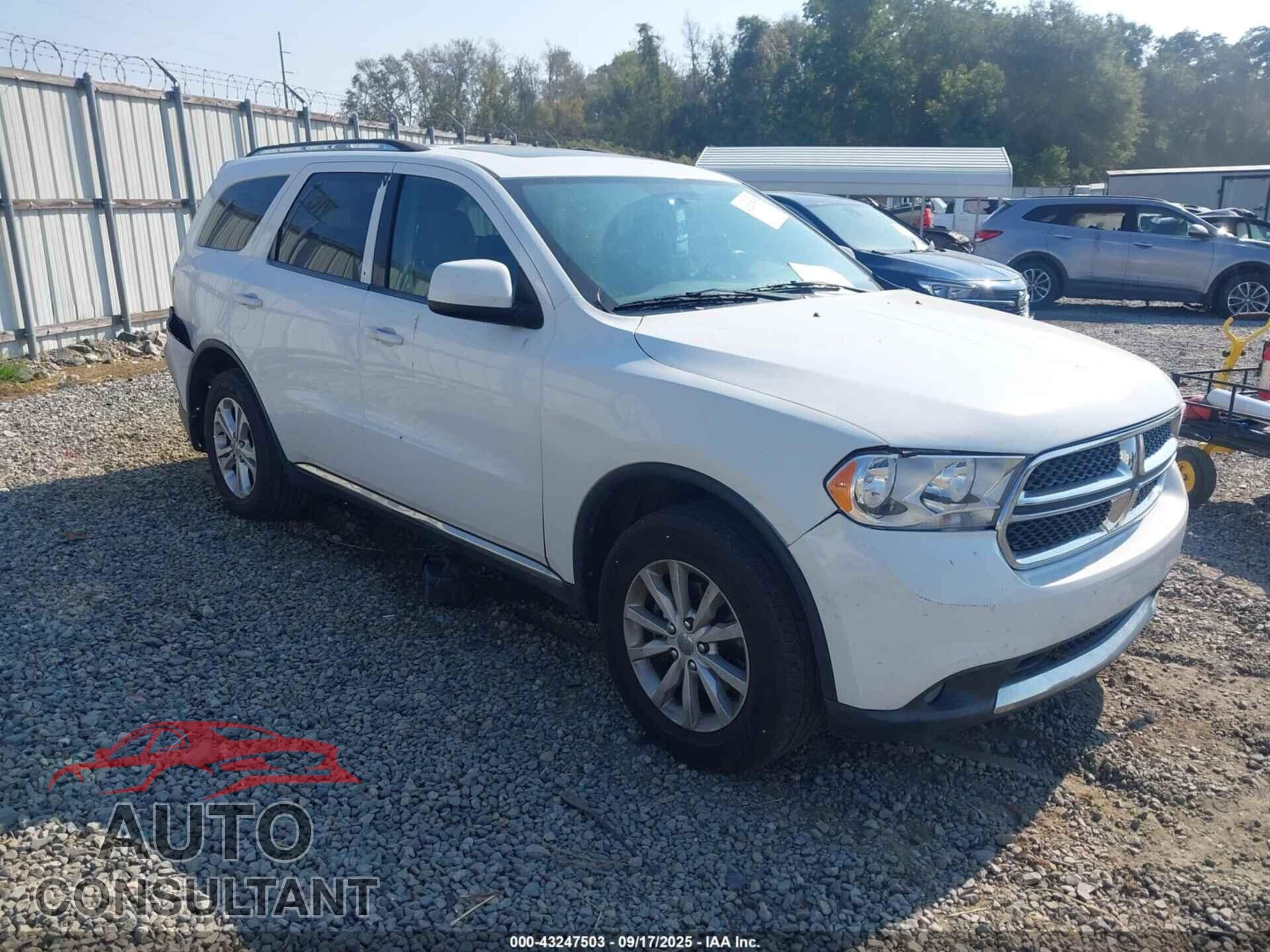 DODGE DURANGO 2013 - 1C4RDJAG8DC572242