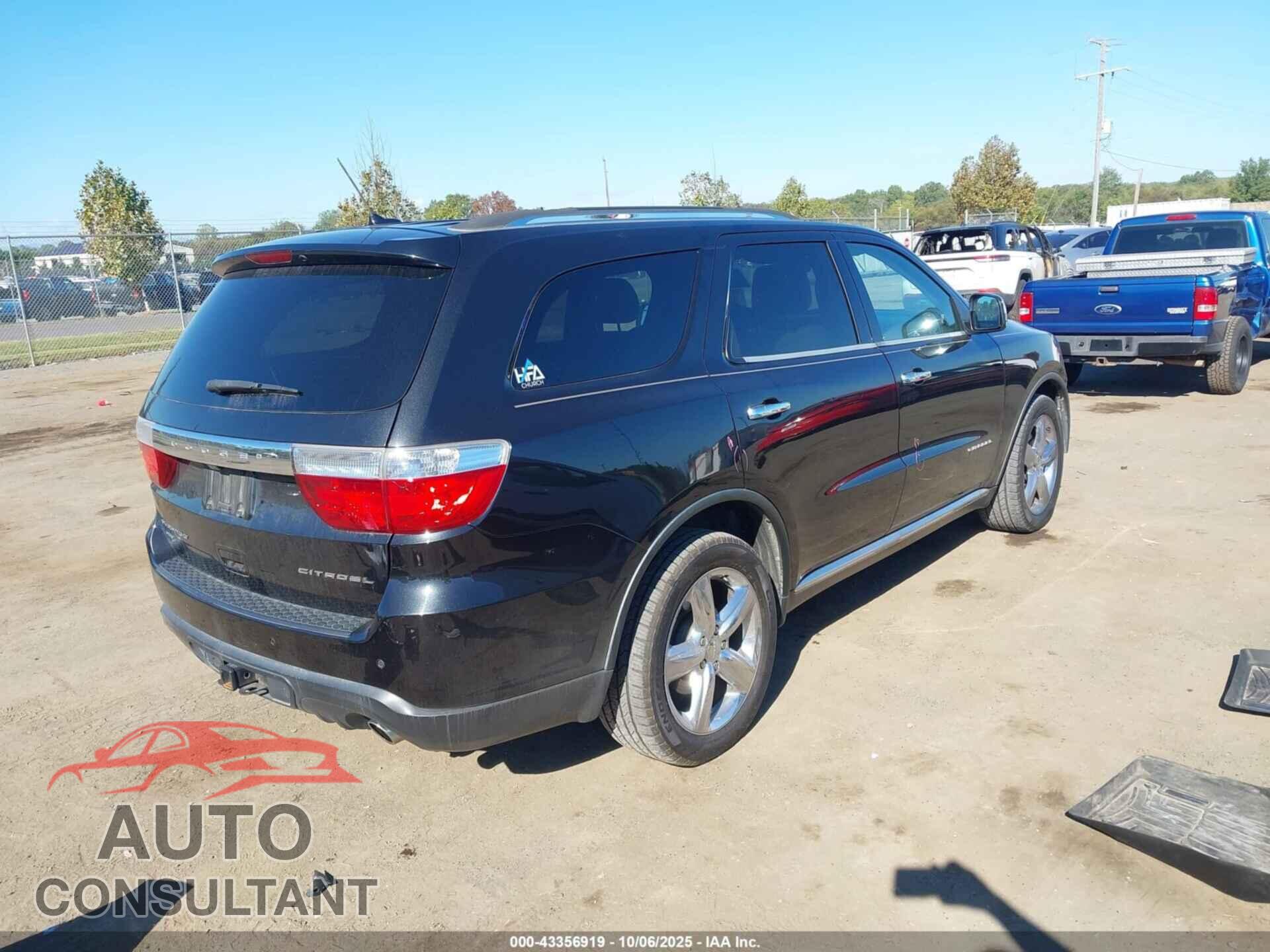 DODGE DURANGO 2012 - 1C4SDJET6CC286168