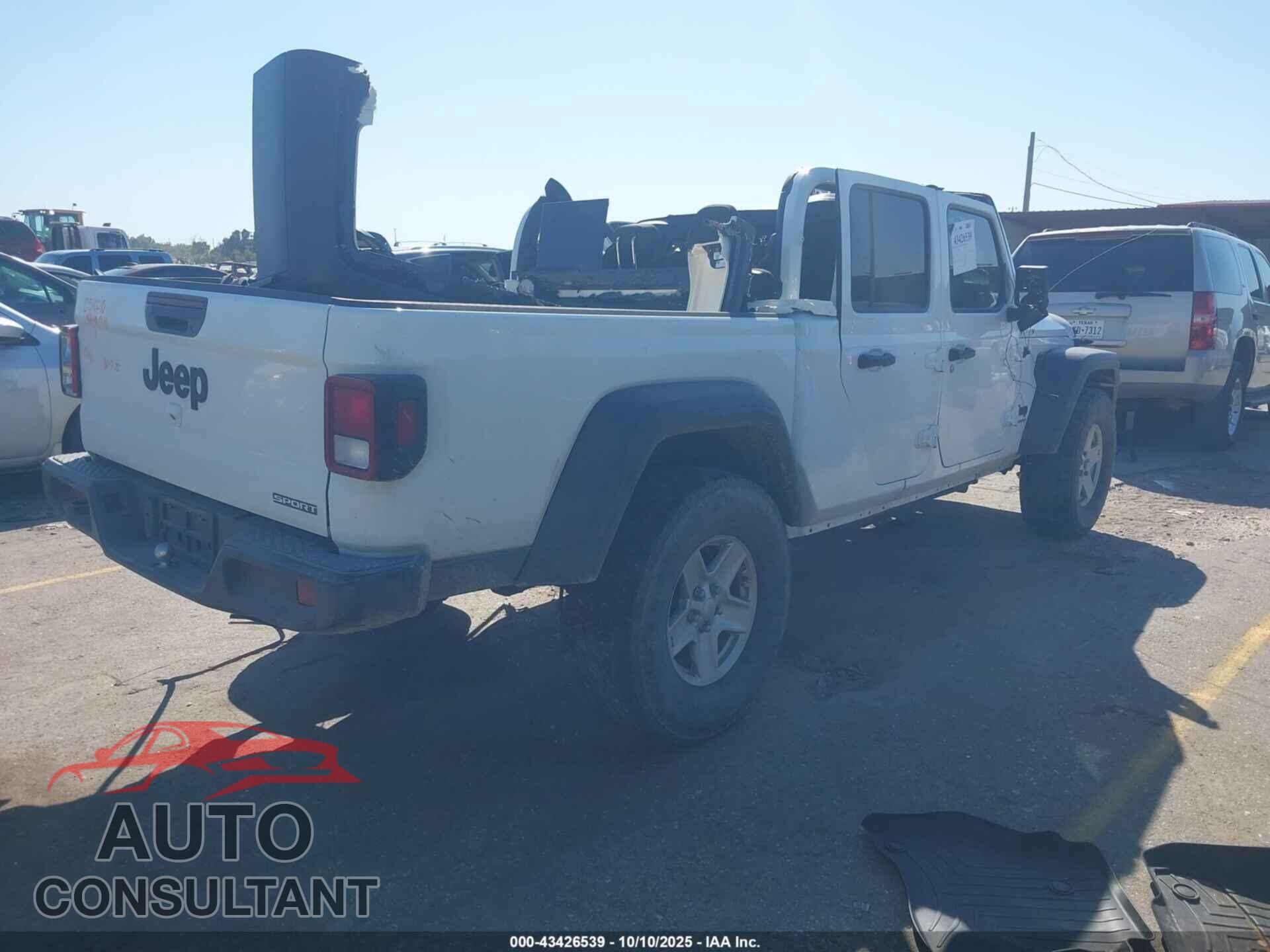JEEP GLADIATOR 2020 - 1C6HJTAG6LL125530