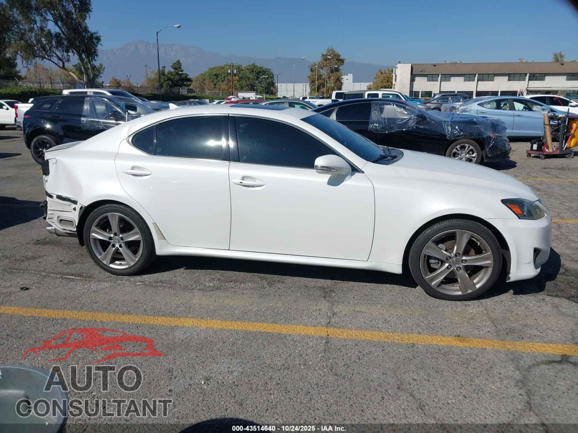 LEXUS IS 250 2013 - JTHBF5C26D5187916
