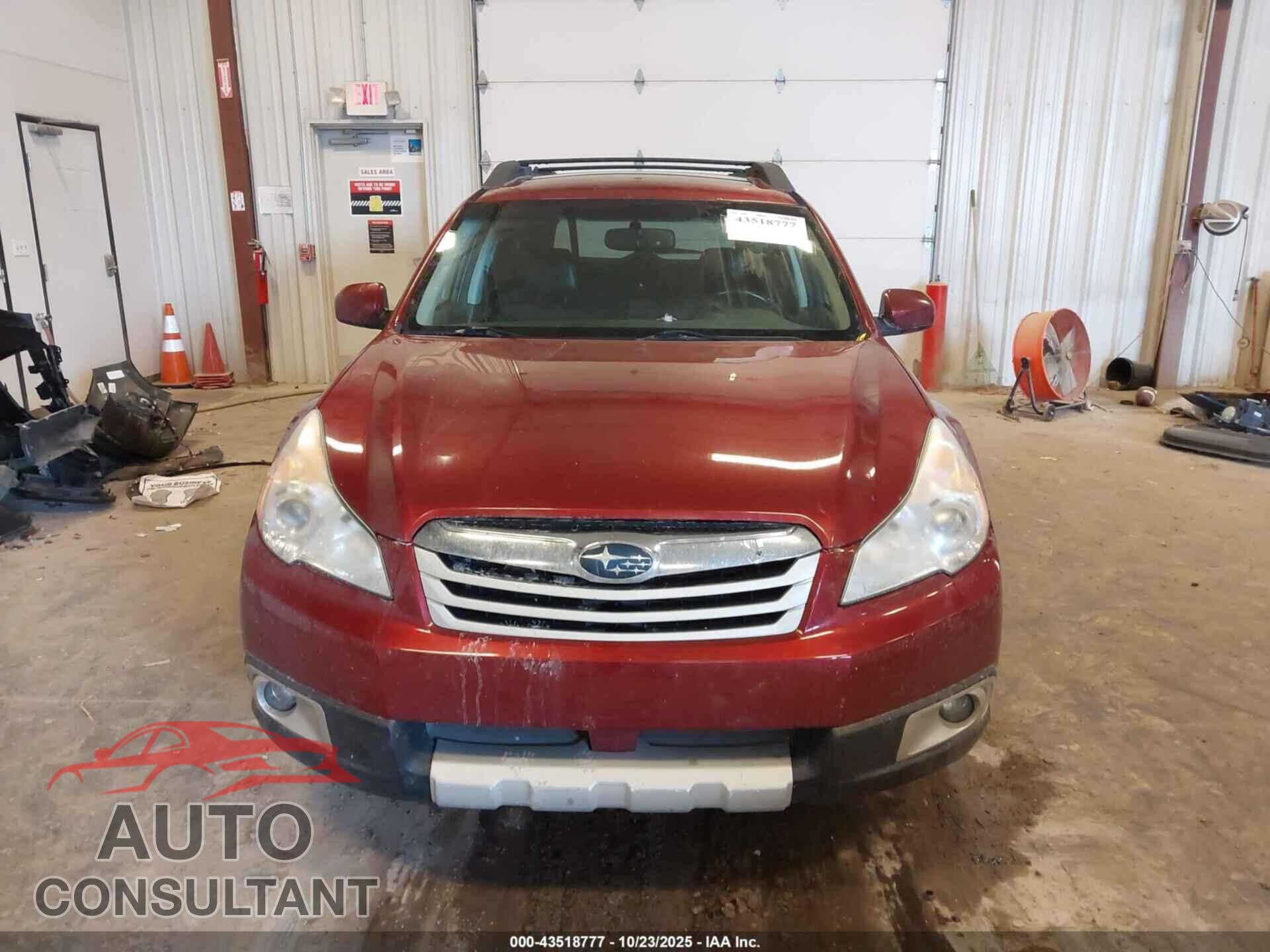 SUBARU OUTBACK 2012 - 4S4BRCKC8C3260359