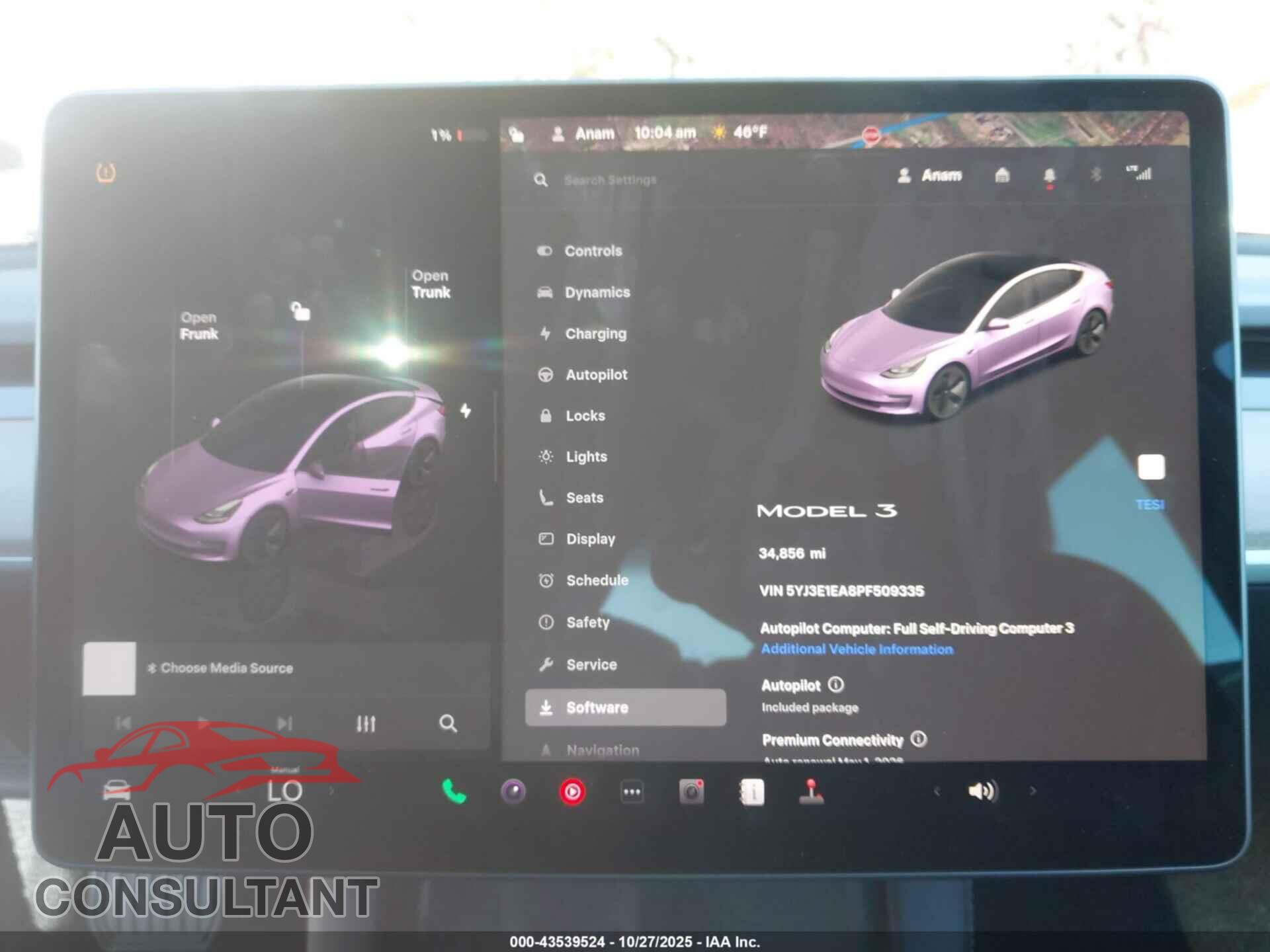 TESLA MODEL 3 2023 - 5YJ3E1EA8PF509335