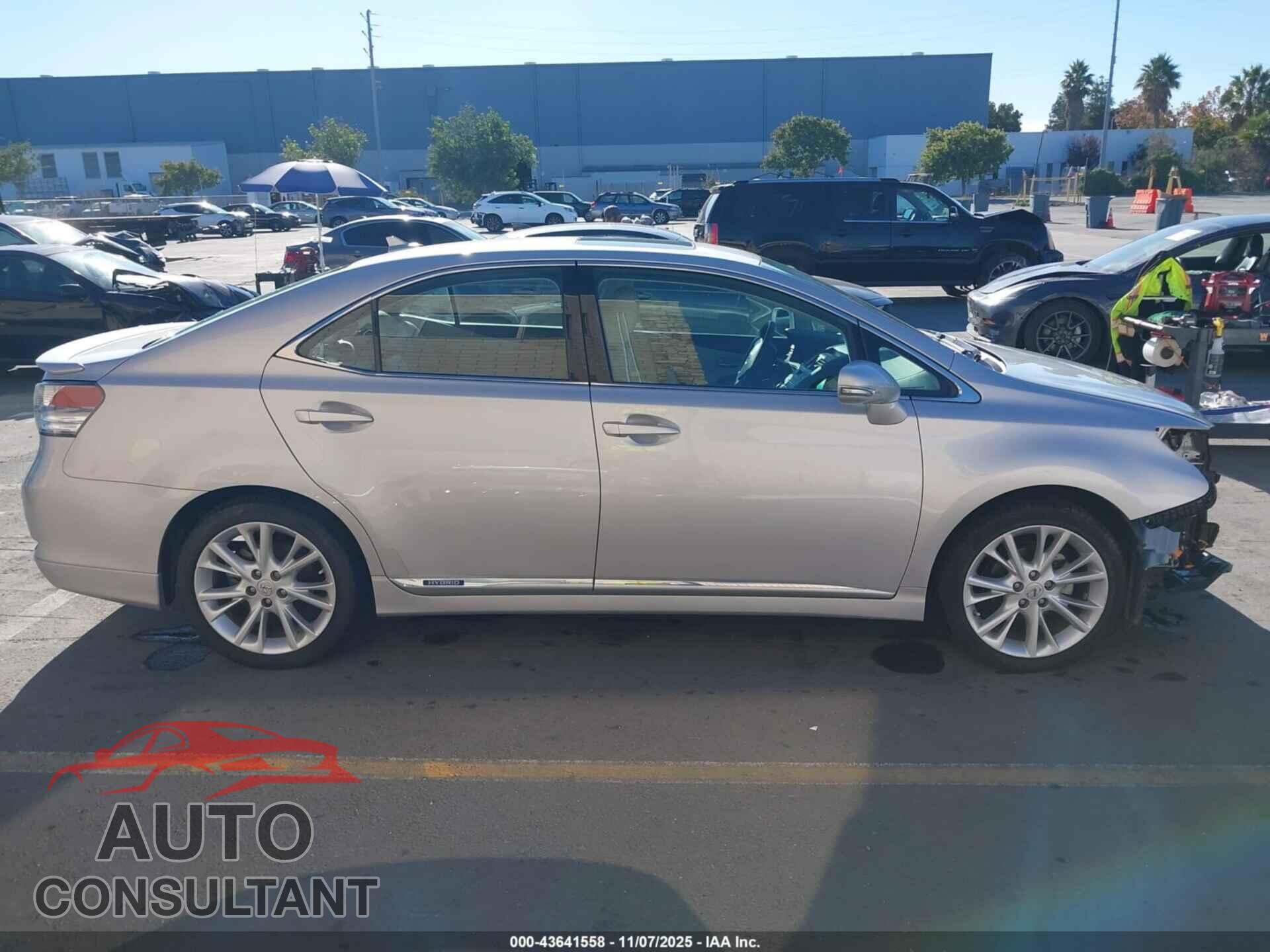 LEXUS HS 250H 2010 - JTHBB1BA6A2038030