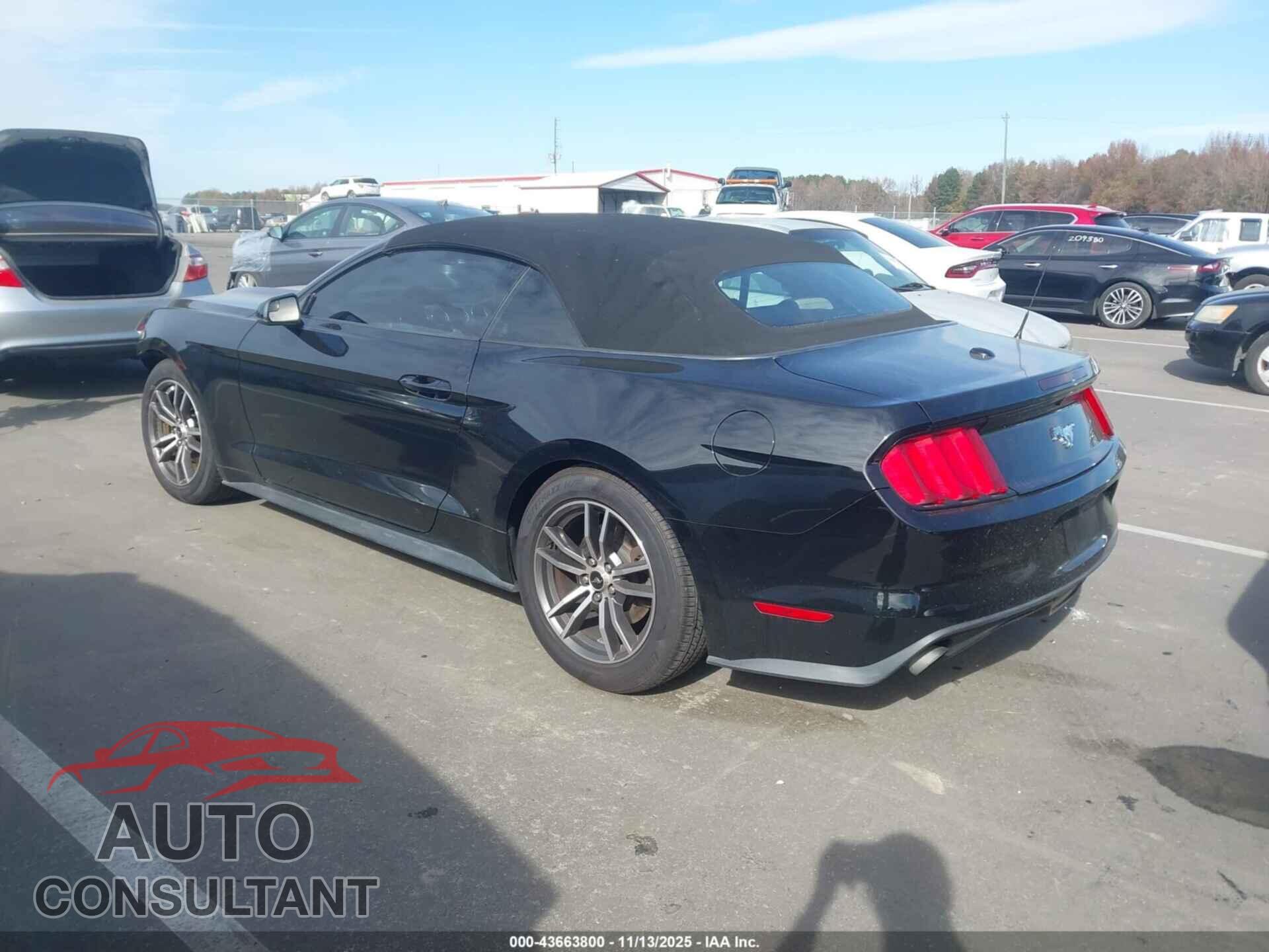 FORD MUSTANG 2017 - 1FATP8UHXH5258313