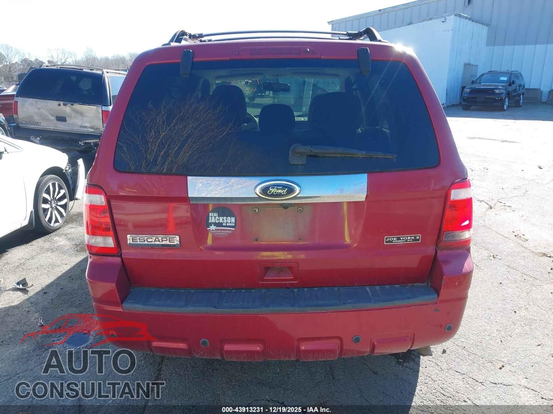 FORD ESCAPE 2011 - 1FMCU0E76BKA25754