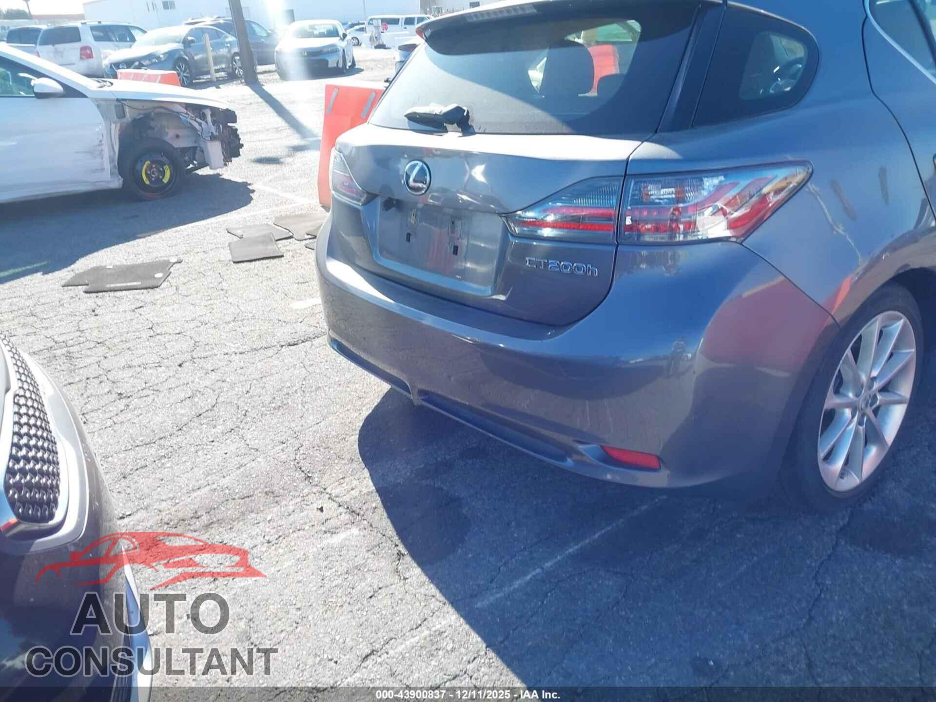 LEXUS CT 200H 2012 - JTHKD5BH8C2116423