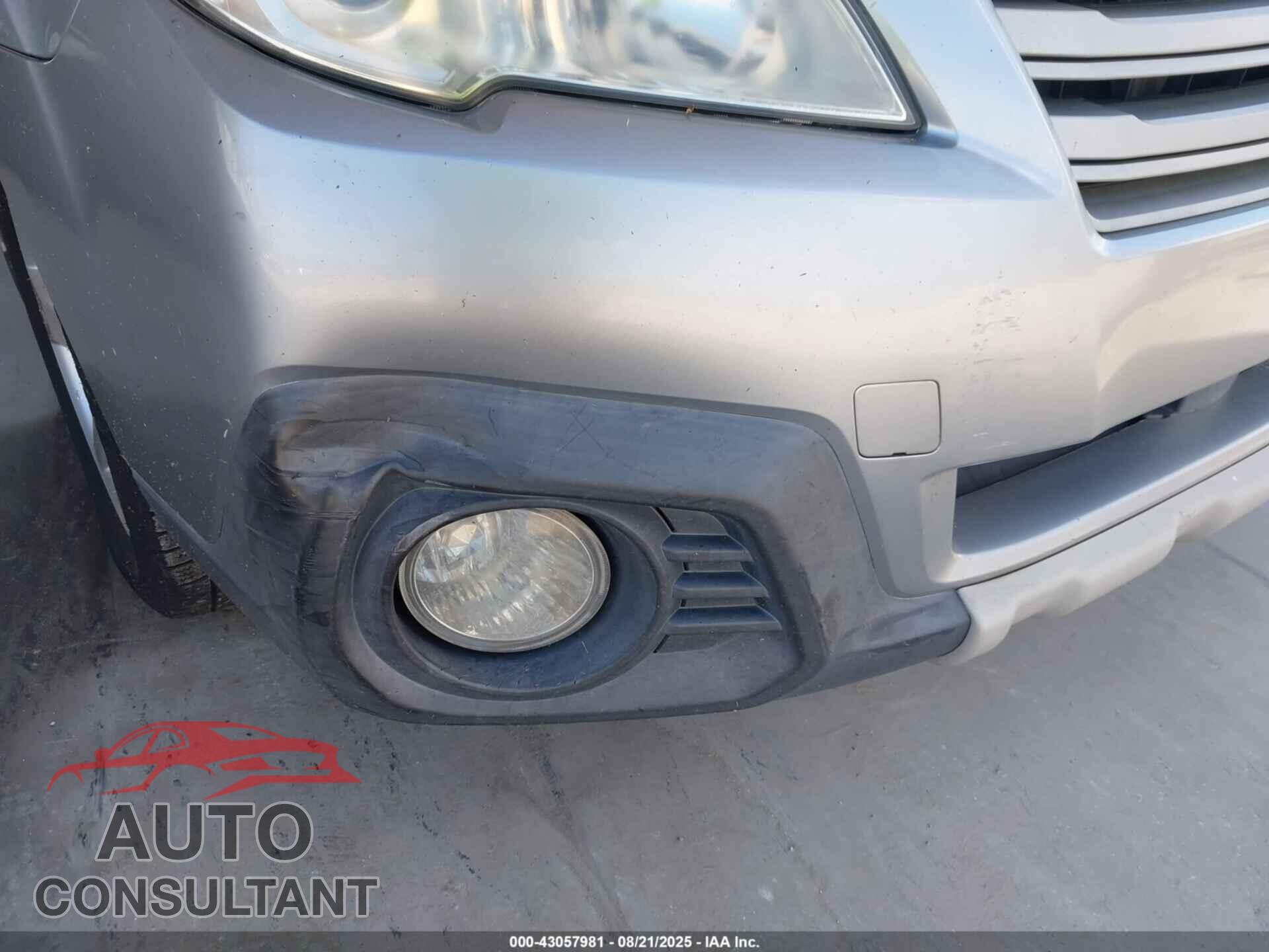 SUBARU OUTBACK 2013 - 4S4BRCKC6D3303582