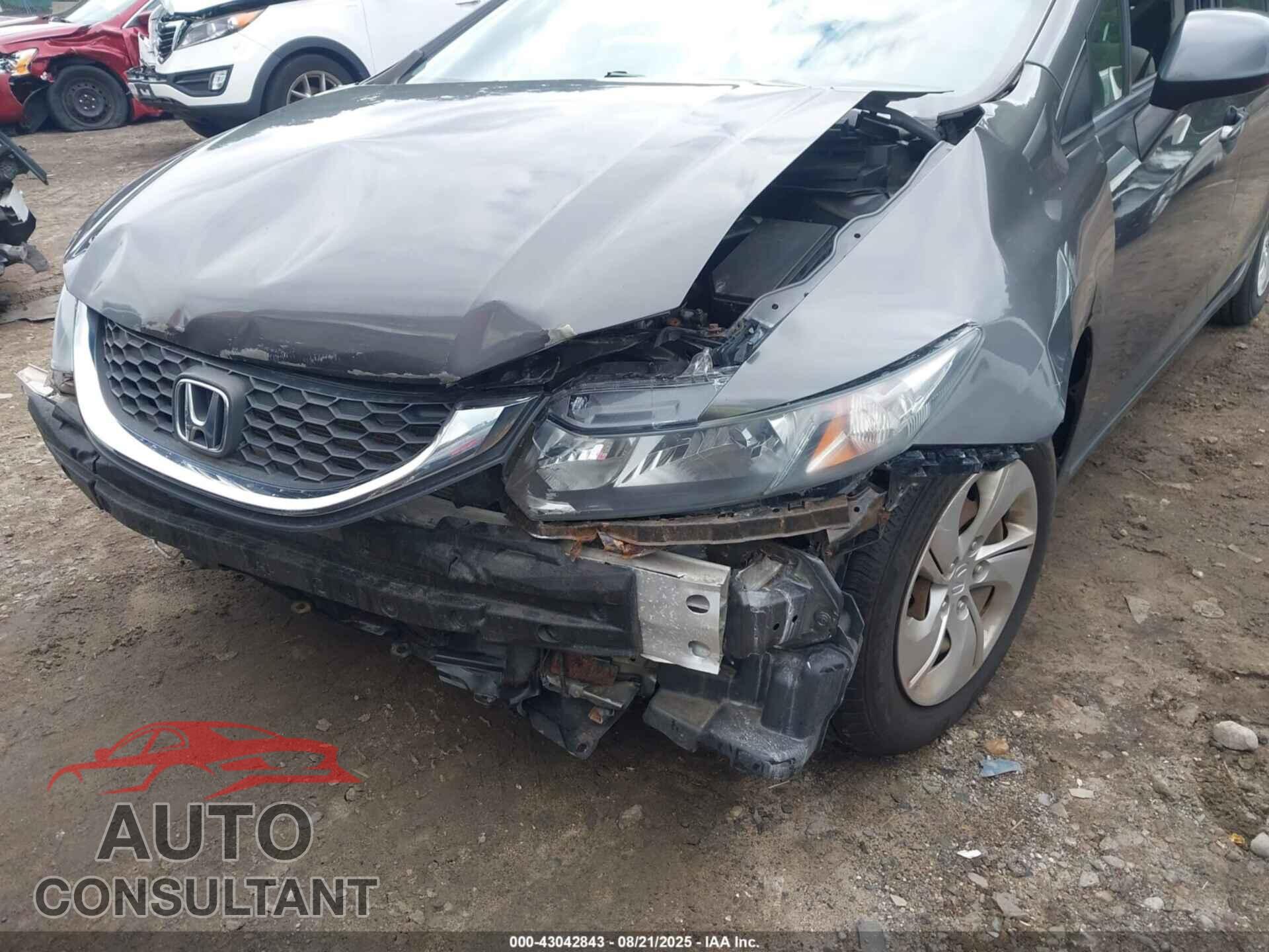 HONDA CIVIC 2013 - 2HGFB2F51DH514378