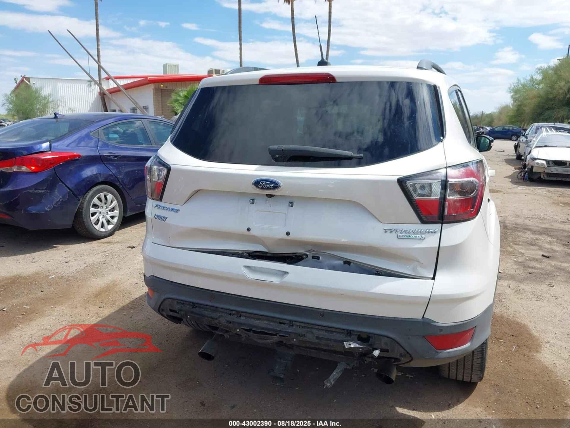 FORD ESCAPE 2017 - 1FMCU0J94HUB86043