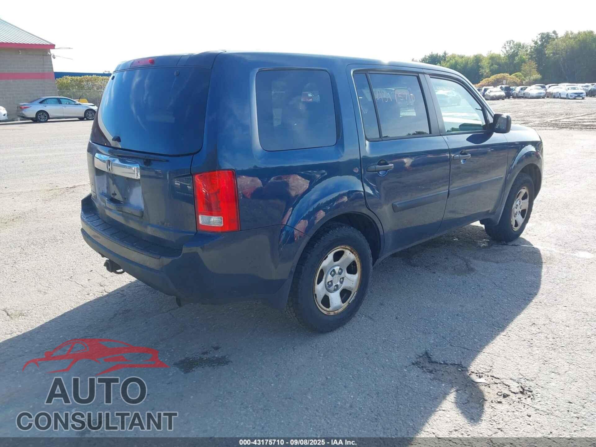 HONDA PILOT 2009 - 5FNYF48219B020562
