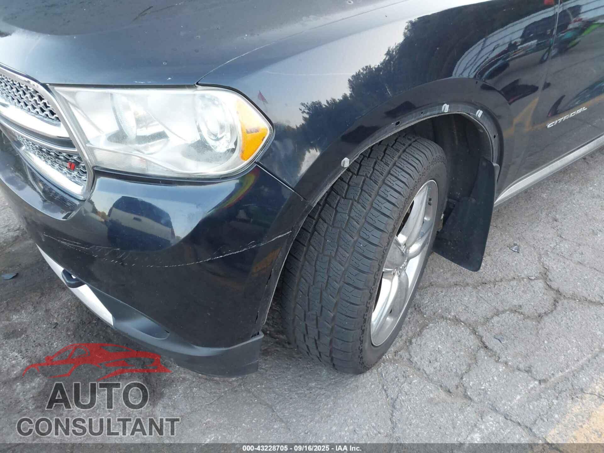 DODGE DURANGO 2011 - 1D4SE5GT6BC613767