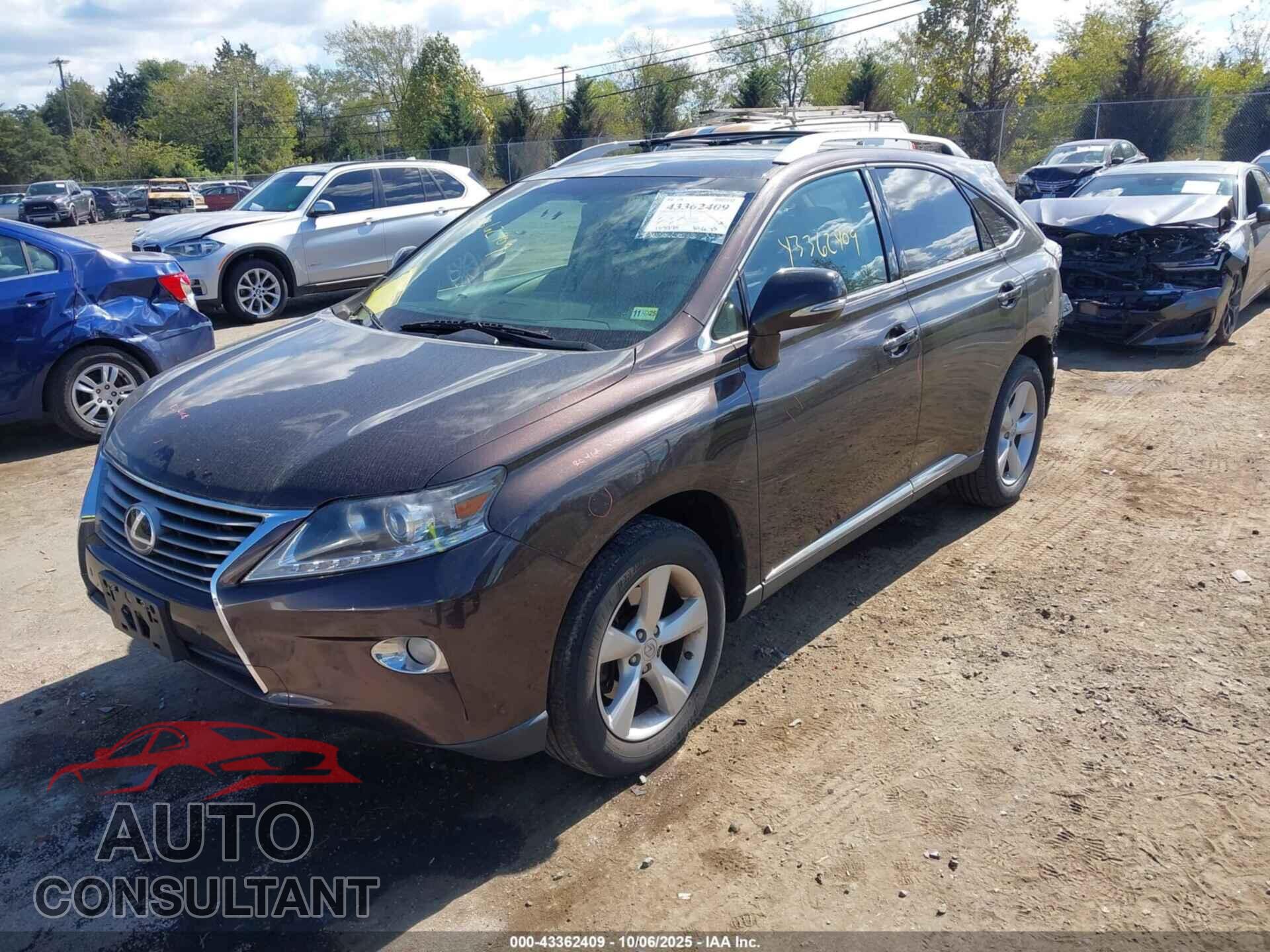 LEXUS RX 350 2013 - 2T2BK1BA9DC212742